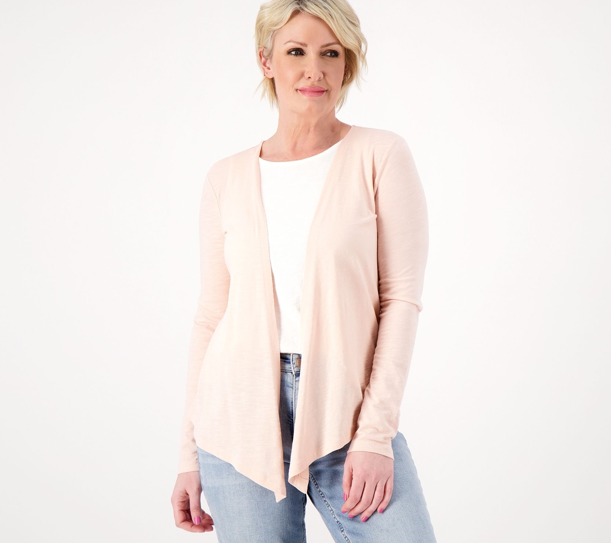 Blush on sale waterfall cardigan