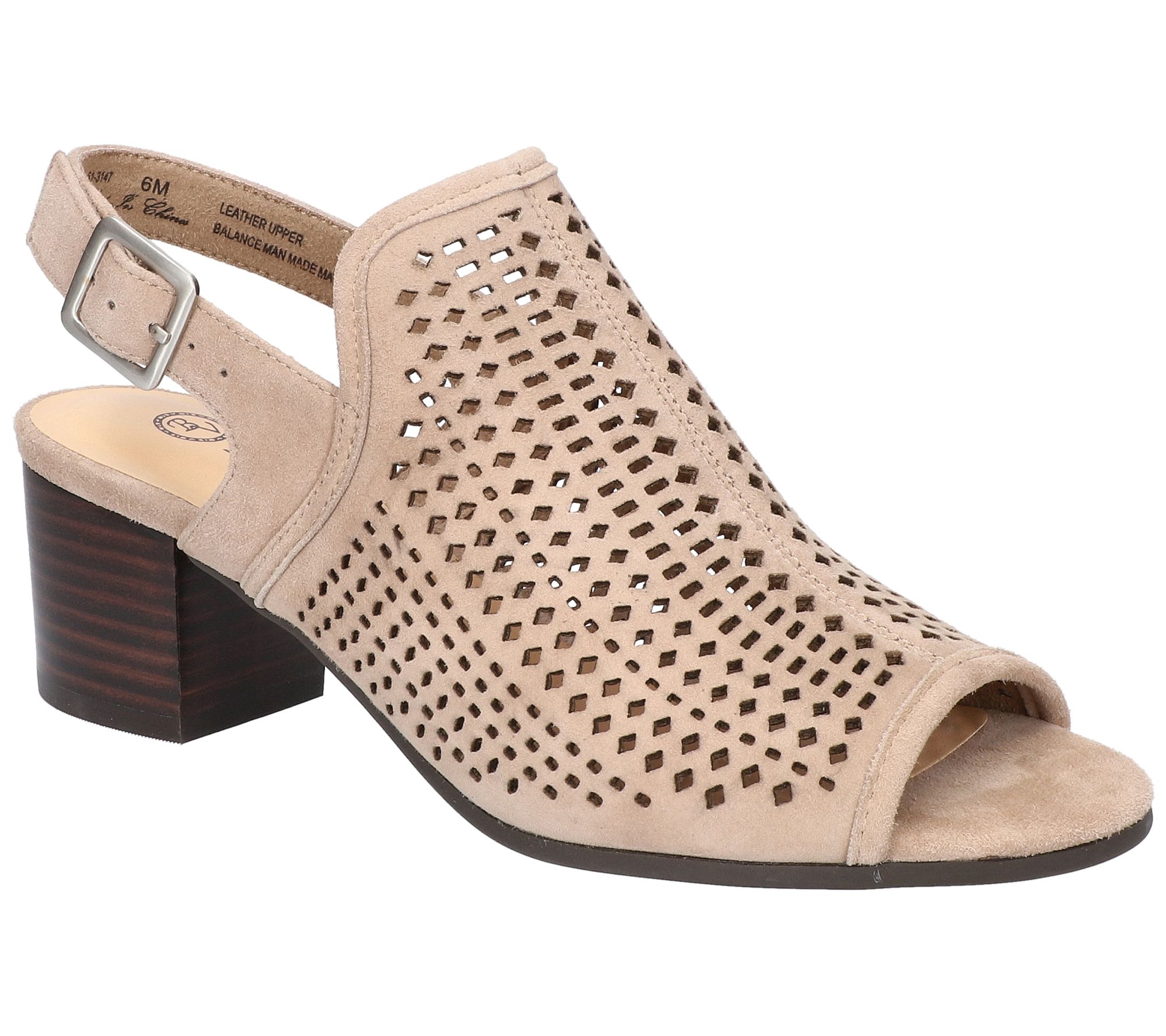 Bella Vita Block Heel Sandals - Emmalyn - QVC.com