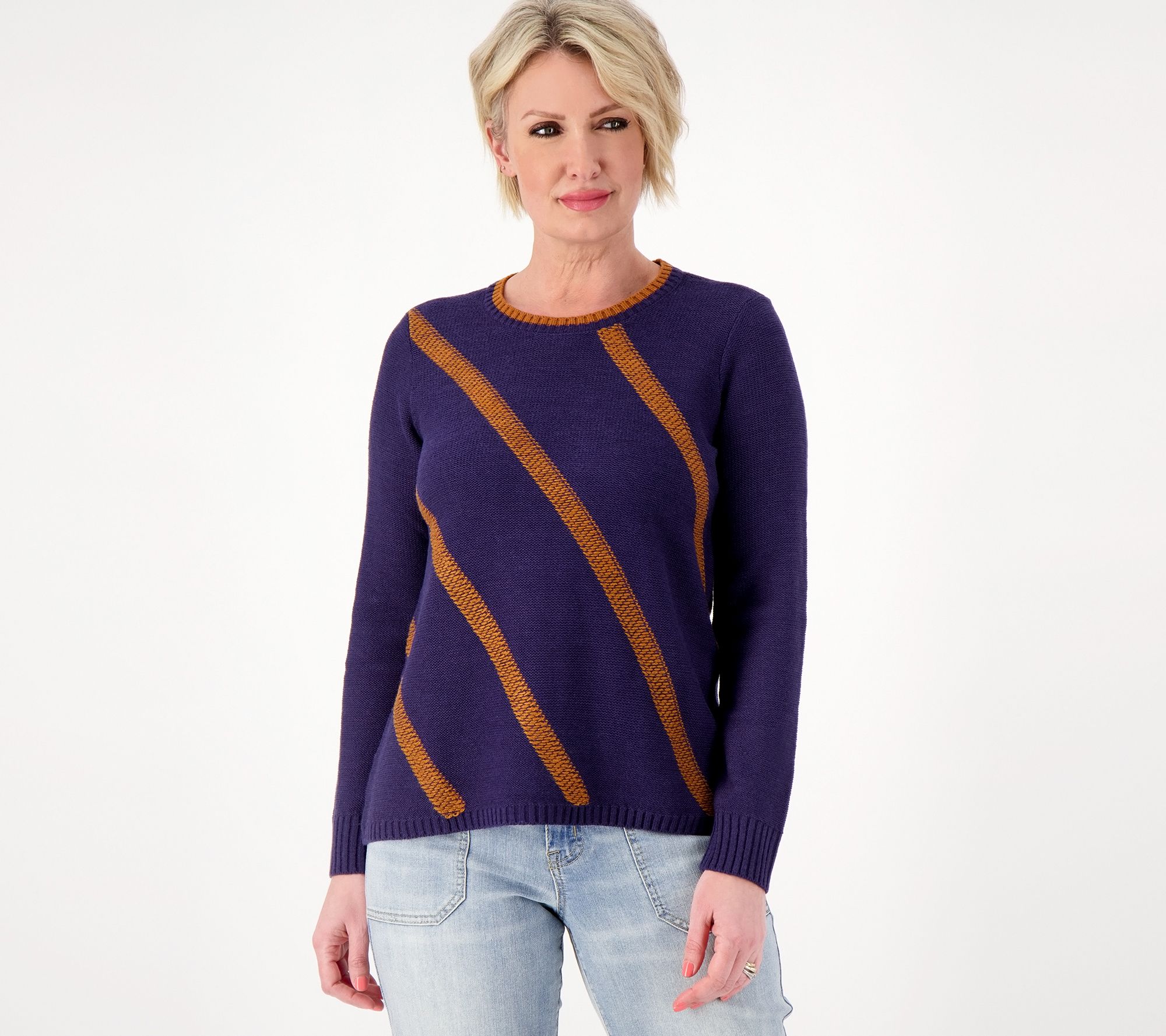 NFL Women's Pullover Crewneck Sweatshirt - QVC.com in 2023