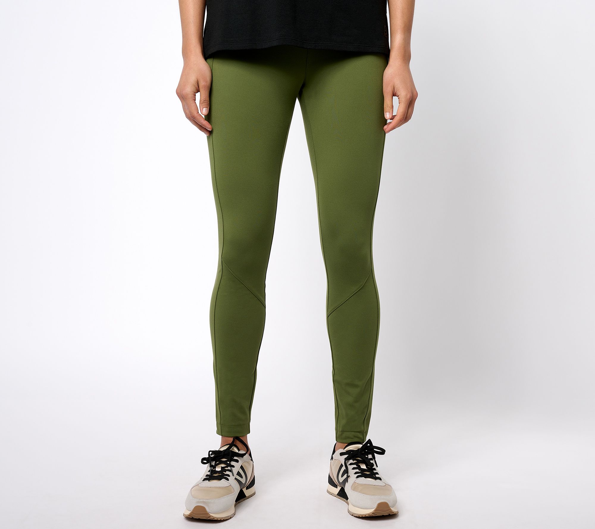 Isaac Mizrahi Live! Tall Stretch Pull On Ankle Length Leggings