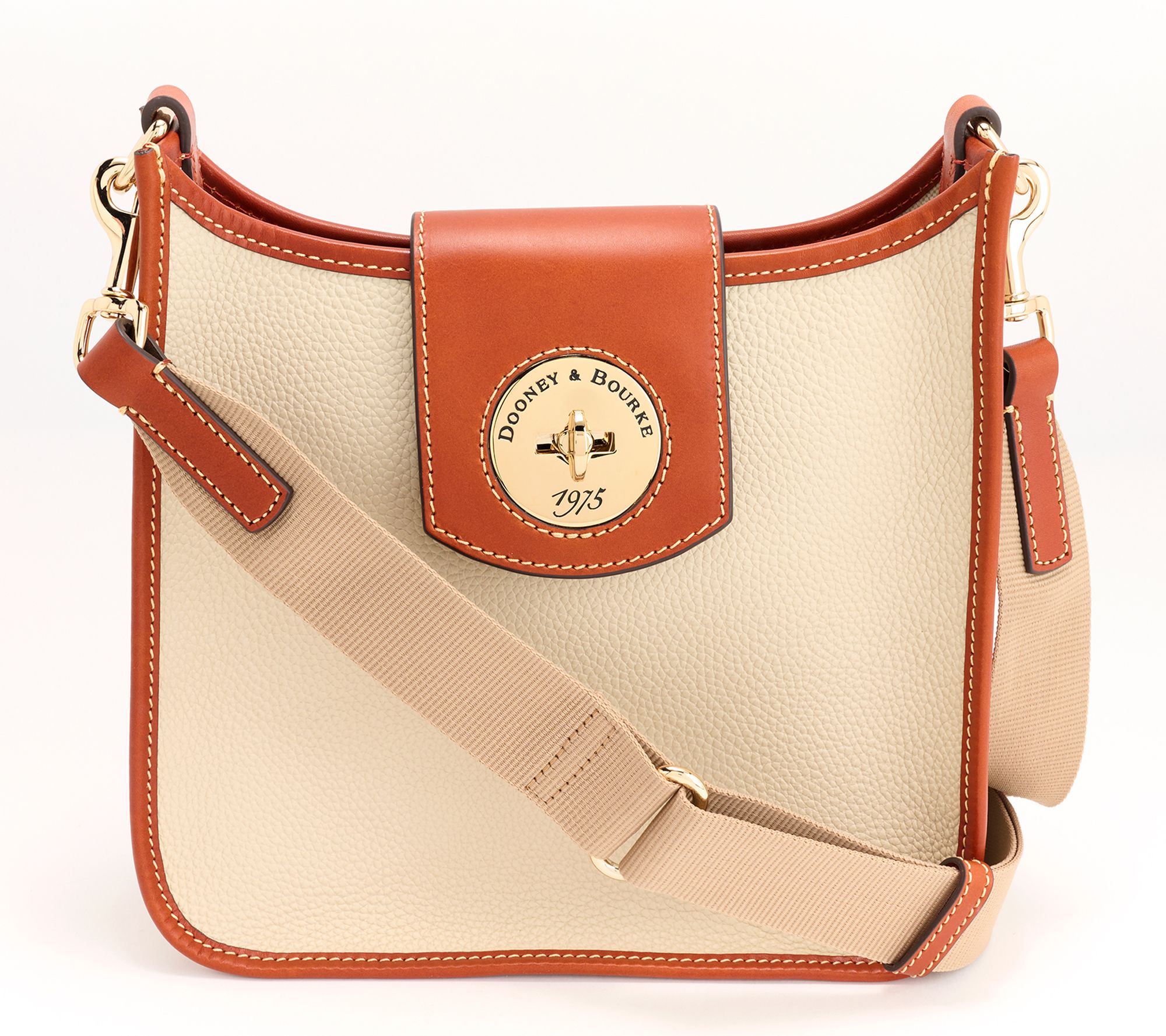 Dooney & Bourke Turnlock Leather Messenger