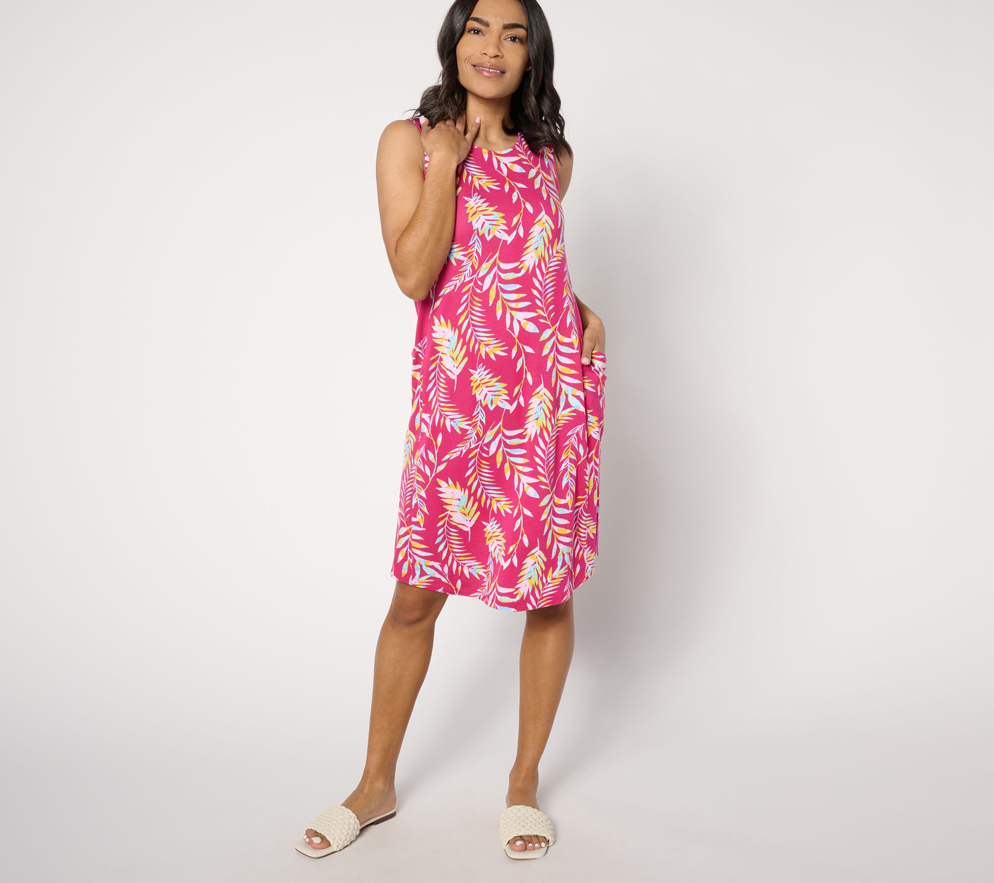Sport Savvy Petite Printed Tank Dress