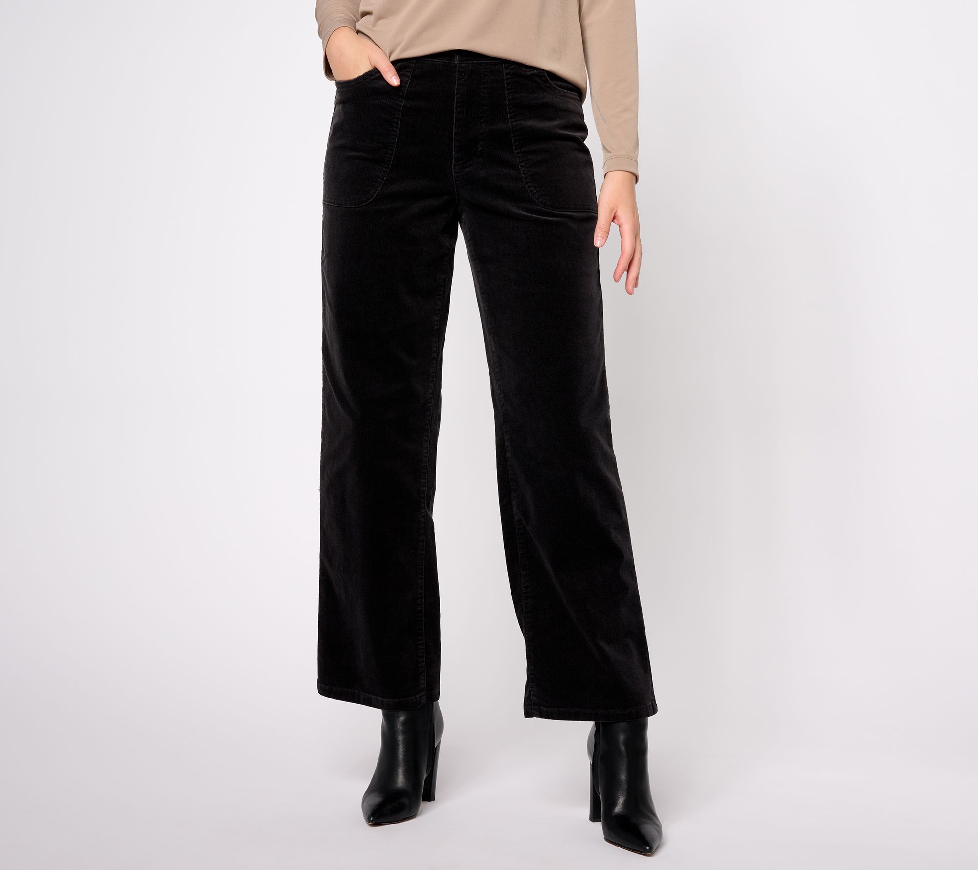 "As Is" Denim & Co. Canyon Retreat Corduroy Wide Leg Pant