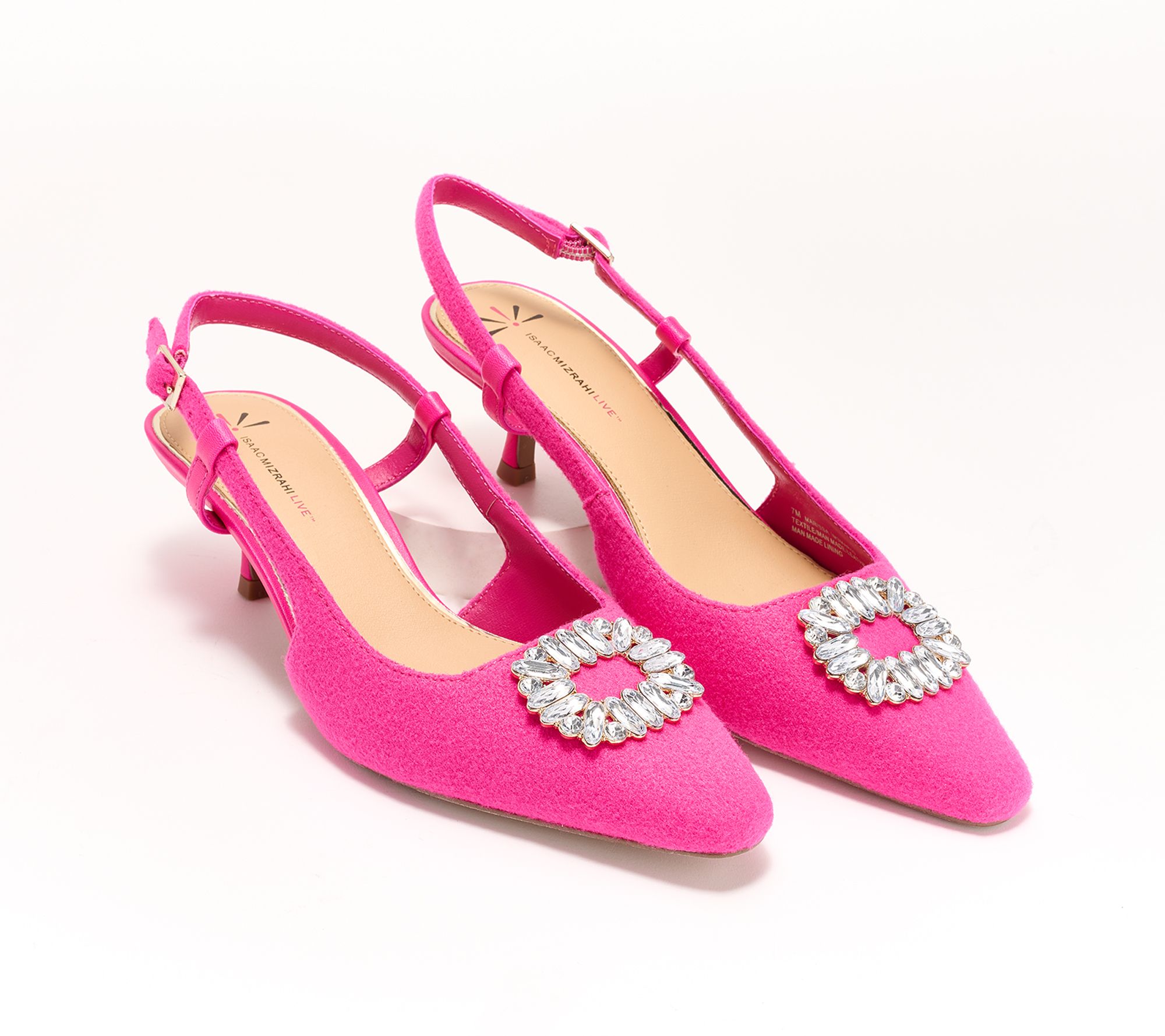 "As Is" Isaac Mizrahi Live! Always Isaac Kitten Heel Pump