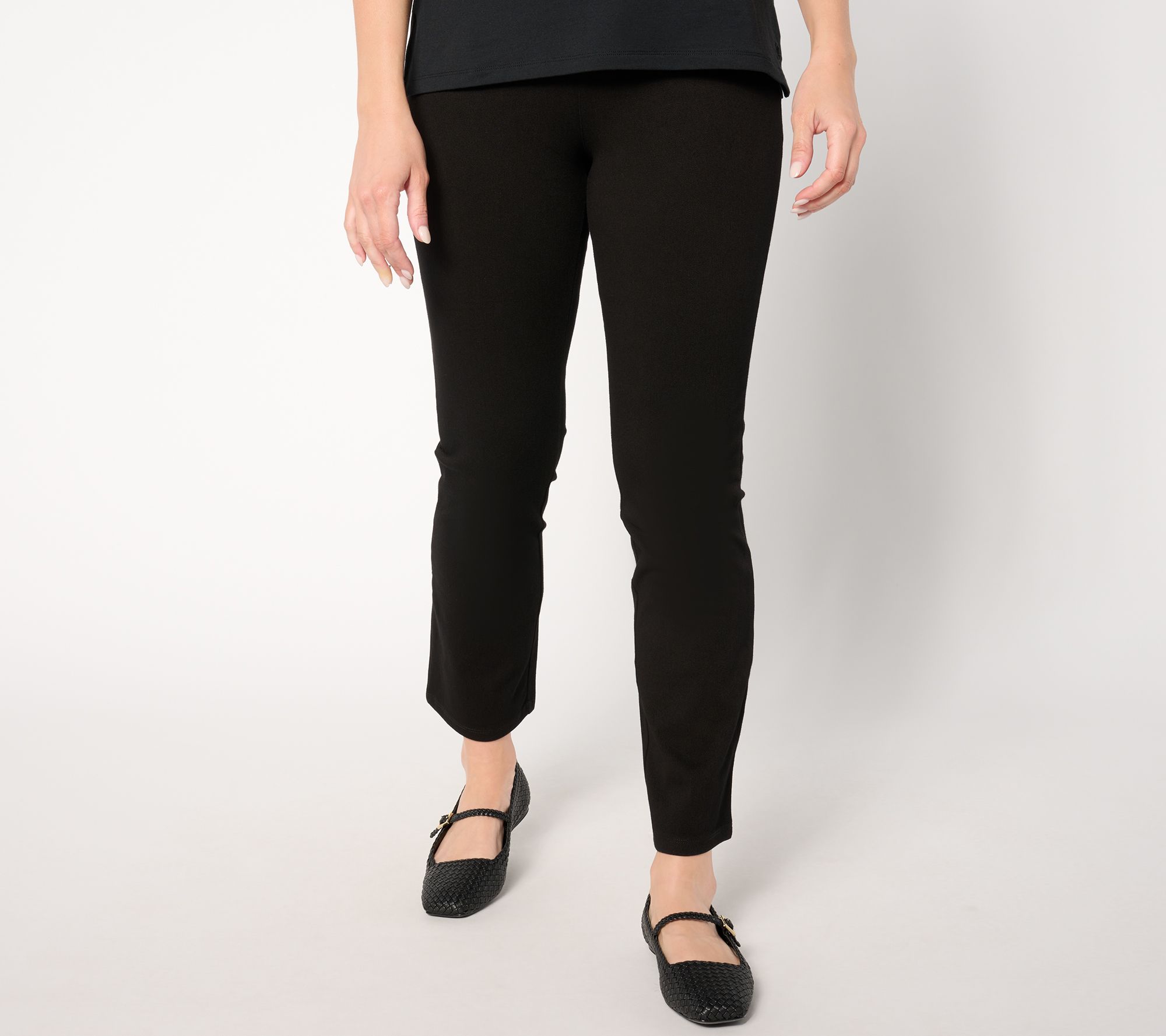 Women With Control Petite Prime Stretch Denim Slim Leg Ankle Pants