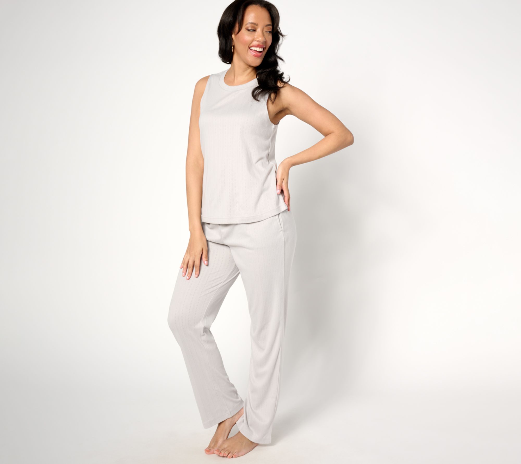 "As Is" Bumblebella by Jill Martin Dream Pointelle Tank & Pant Set