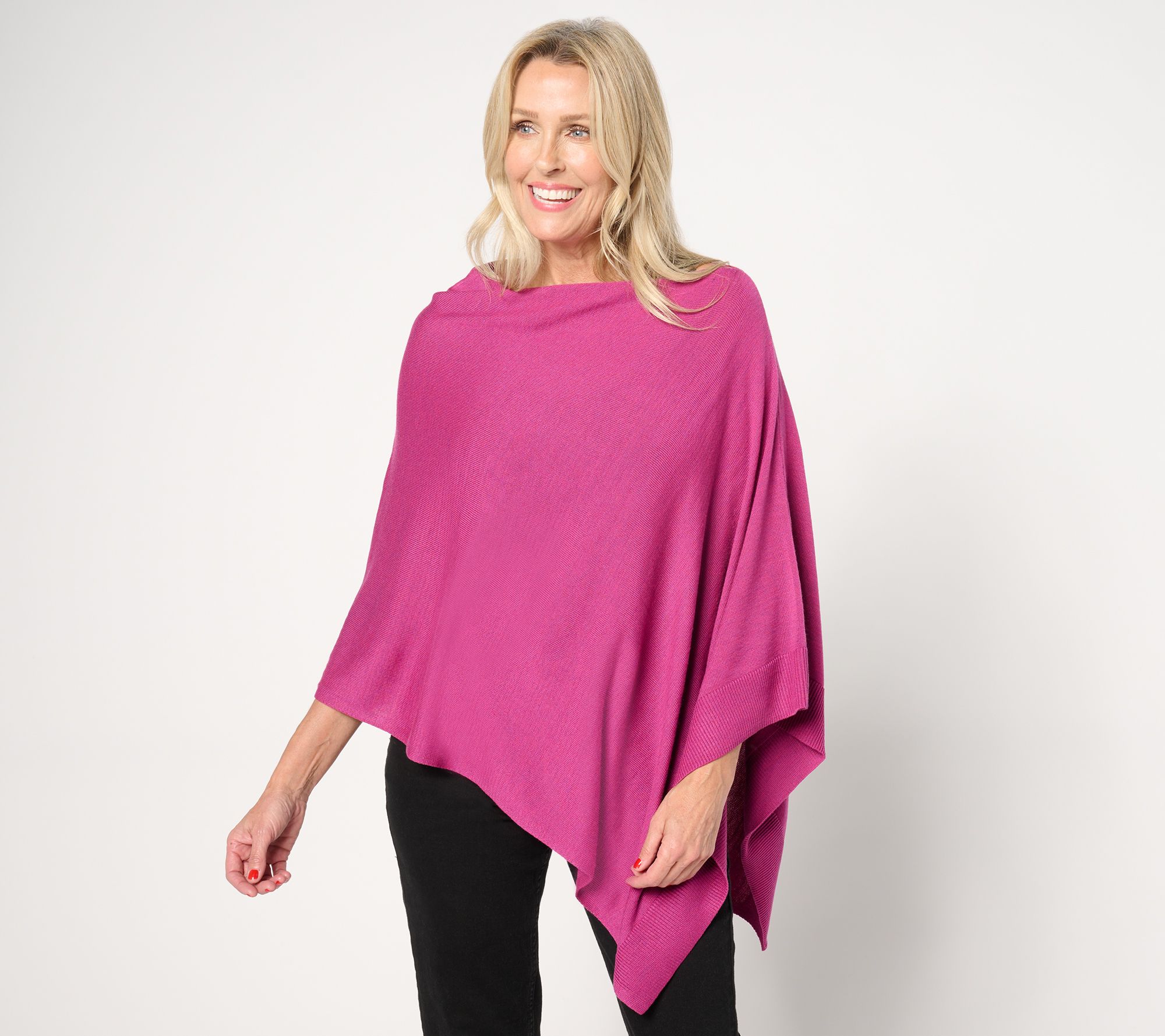 Elhoffer Widow Cowl Neck Poncho 2024