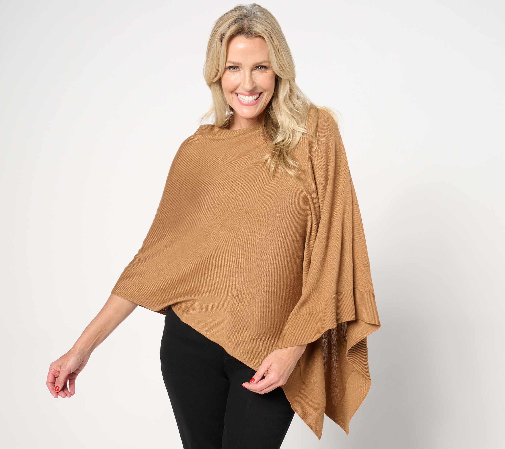 Complliments Cowl Neck Poncho