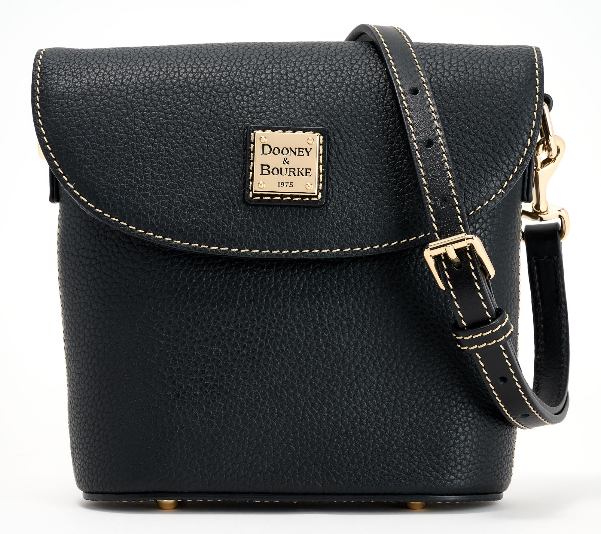 Dooney & Bourke Pebble Leather Binocular Crossbody Bag
