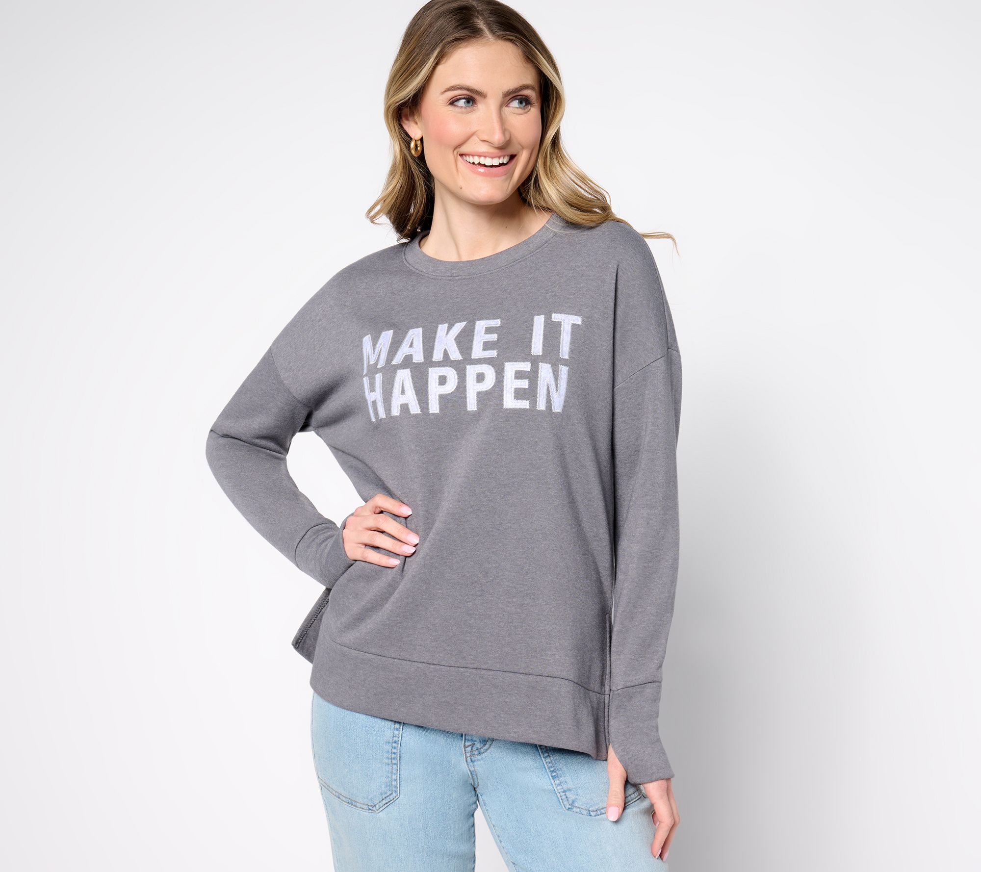  Belle by Kim Gravel Inspirational Graphic Sweatshirt - A677010