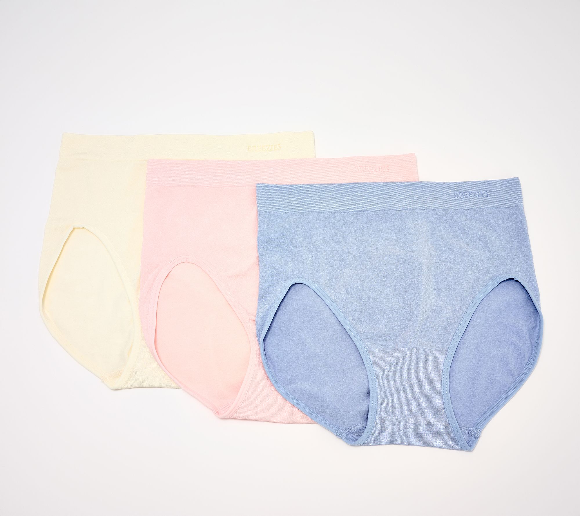 Breezies Invisible Comfort Hi-Cut Panty Set of 3