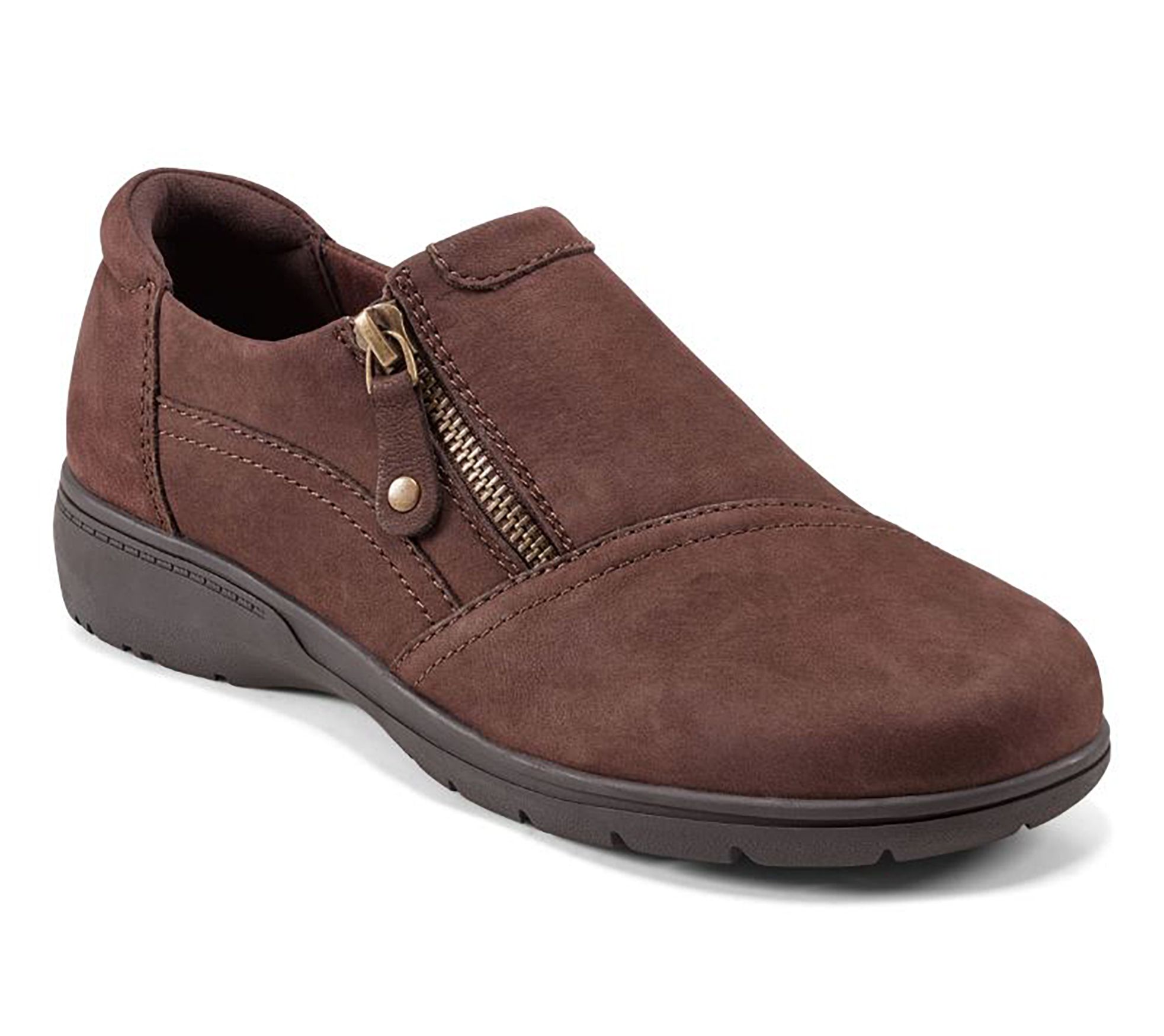Rockport Leather Side Zip Casual Shoes- Hallie