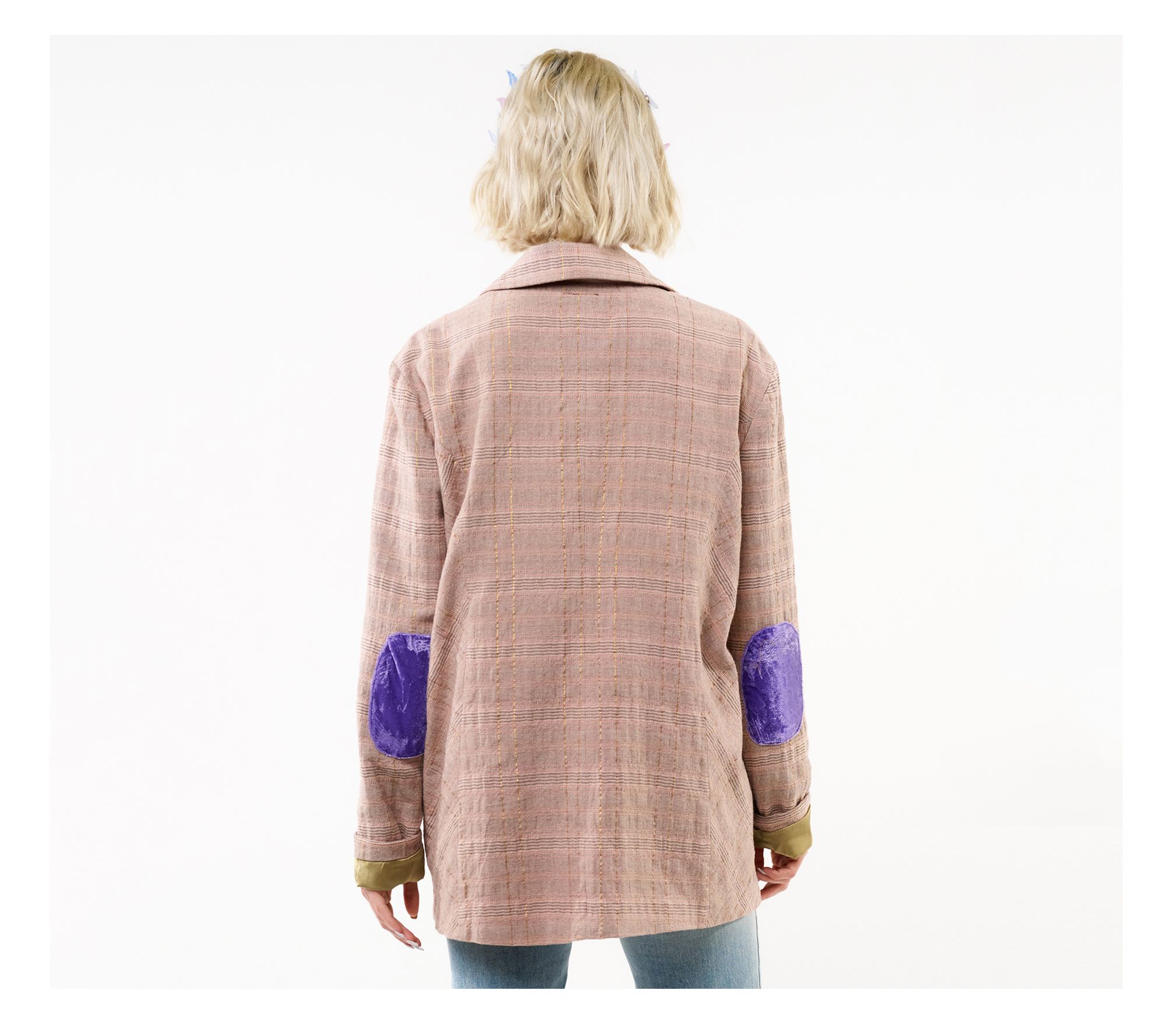 Aratta Sudden Sensation Blazer with Velvet Elbow Patches - QVC.com