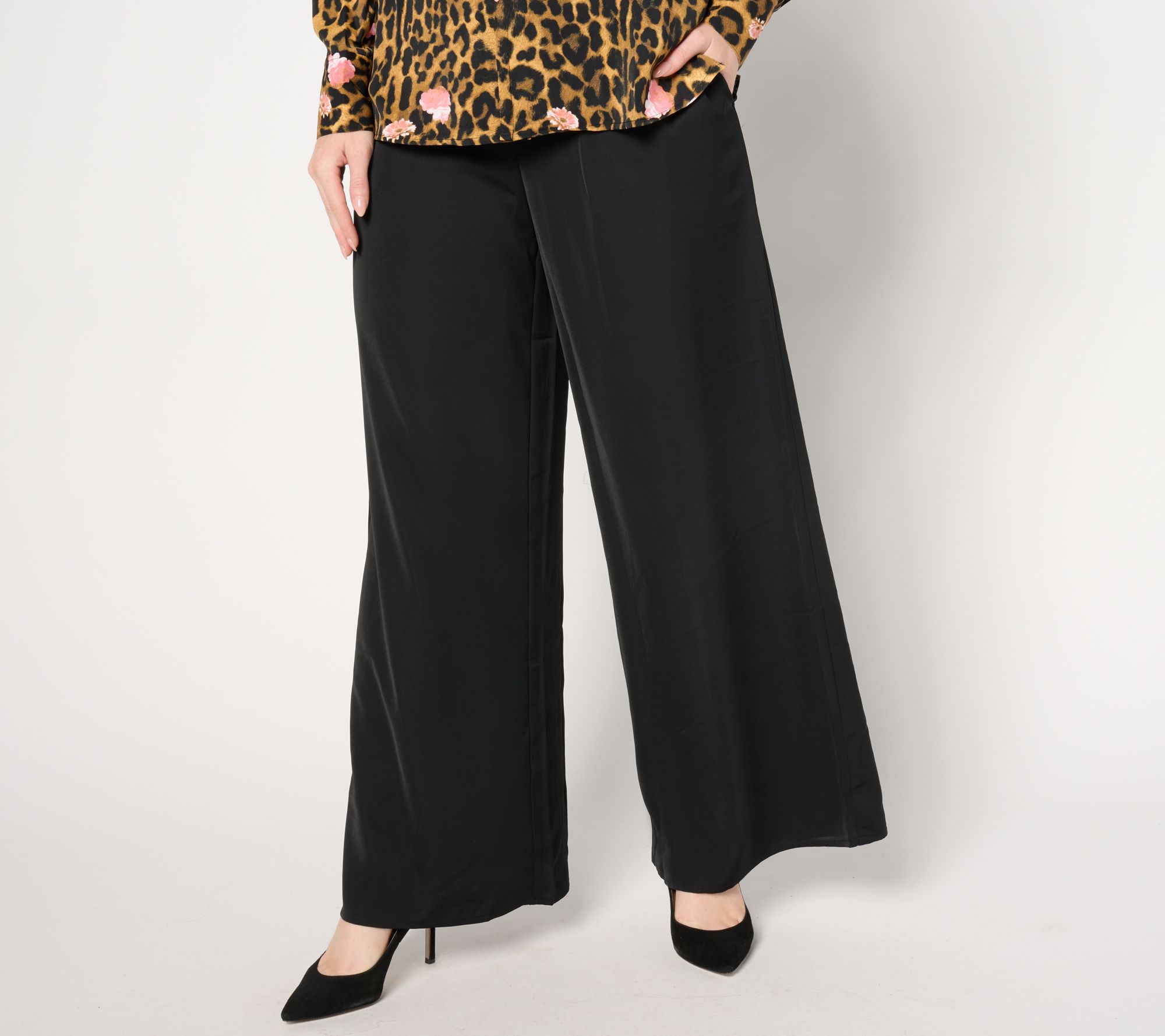 "As Is" nicole by Nicole Miller Regular Drawstring Pull-Pant