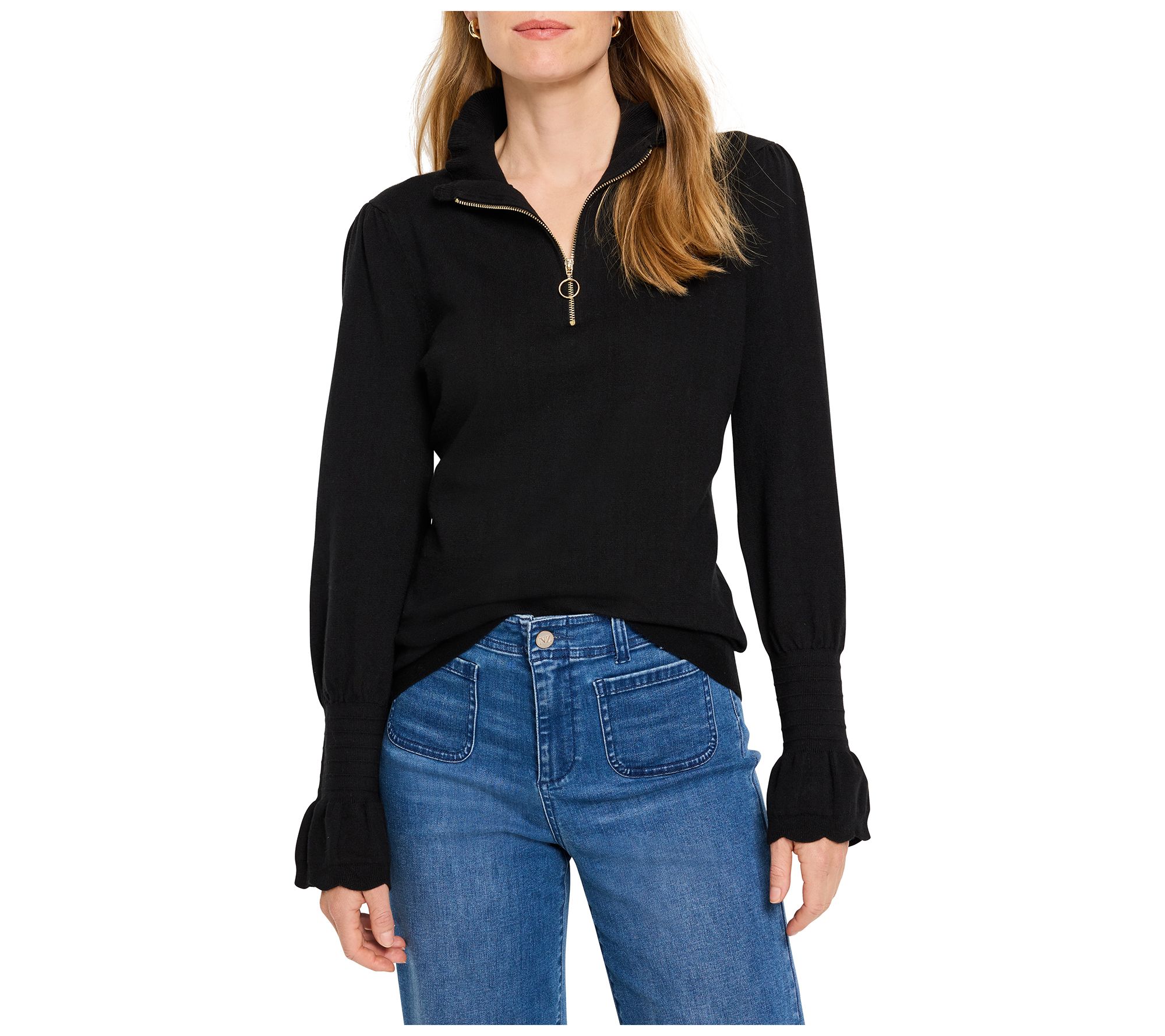 Final Sale Cyra Cozy Riding Sweater in Neutral Mix - Nic & Zoe F251190 main image 0