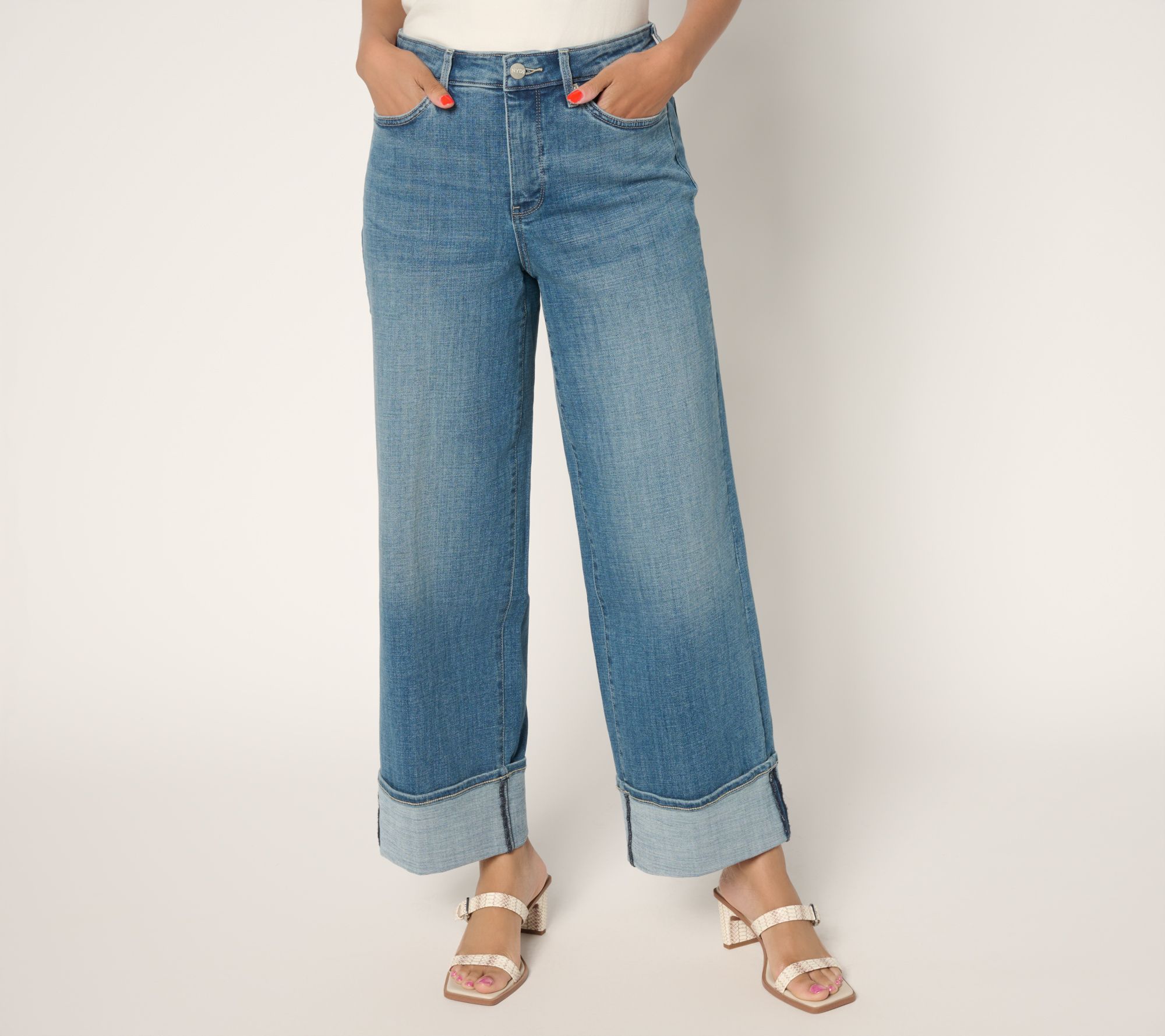NYDJ Teresa Regular Wide Leg Jean with Wide Cuff
