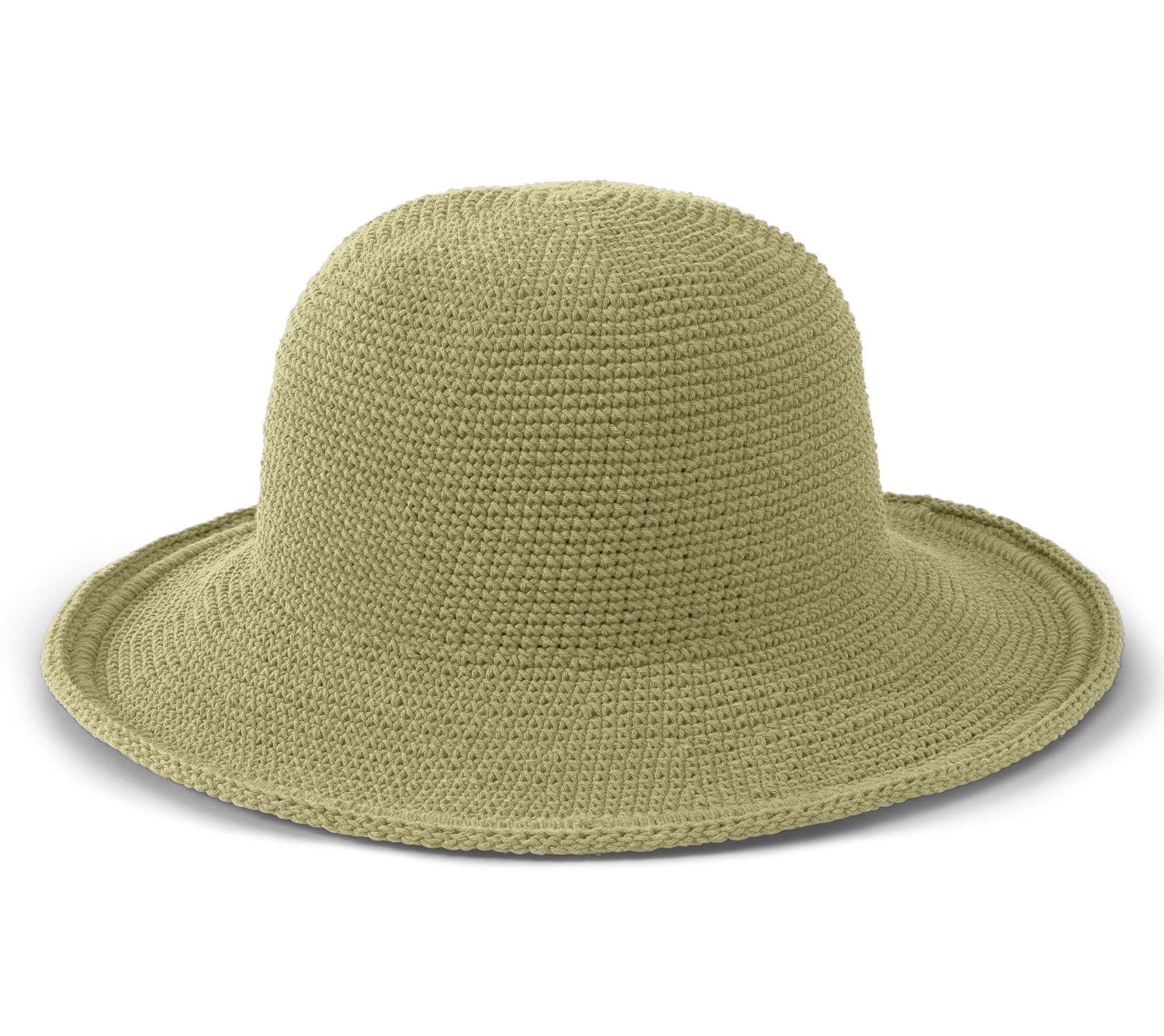 San Diego Hat Co. Cotton Crochet Medium Brim Sun Hat