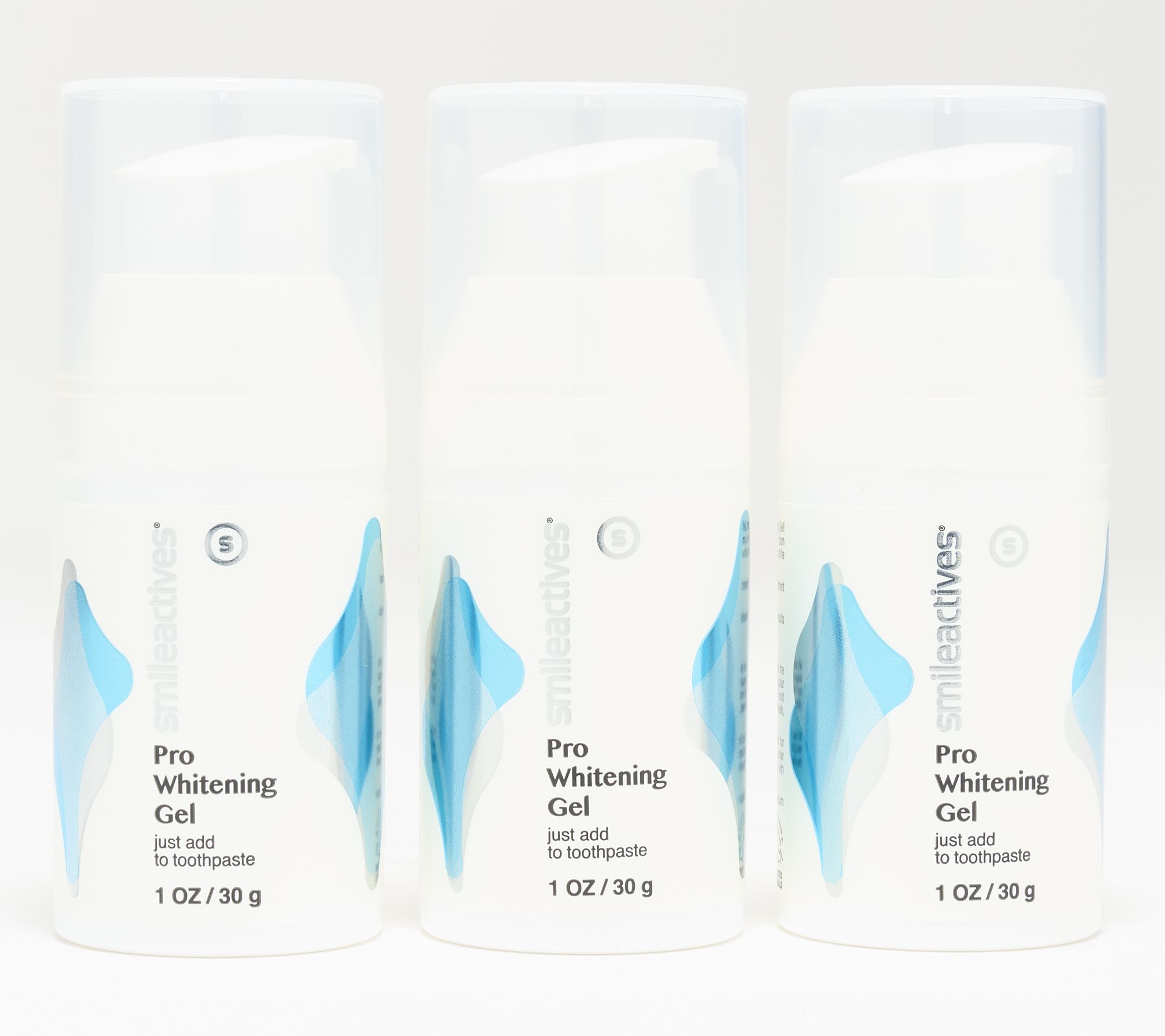  Smileactives Pro Teeth Whitening Gels Holiday 3-Piece Set