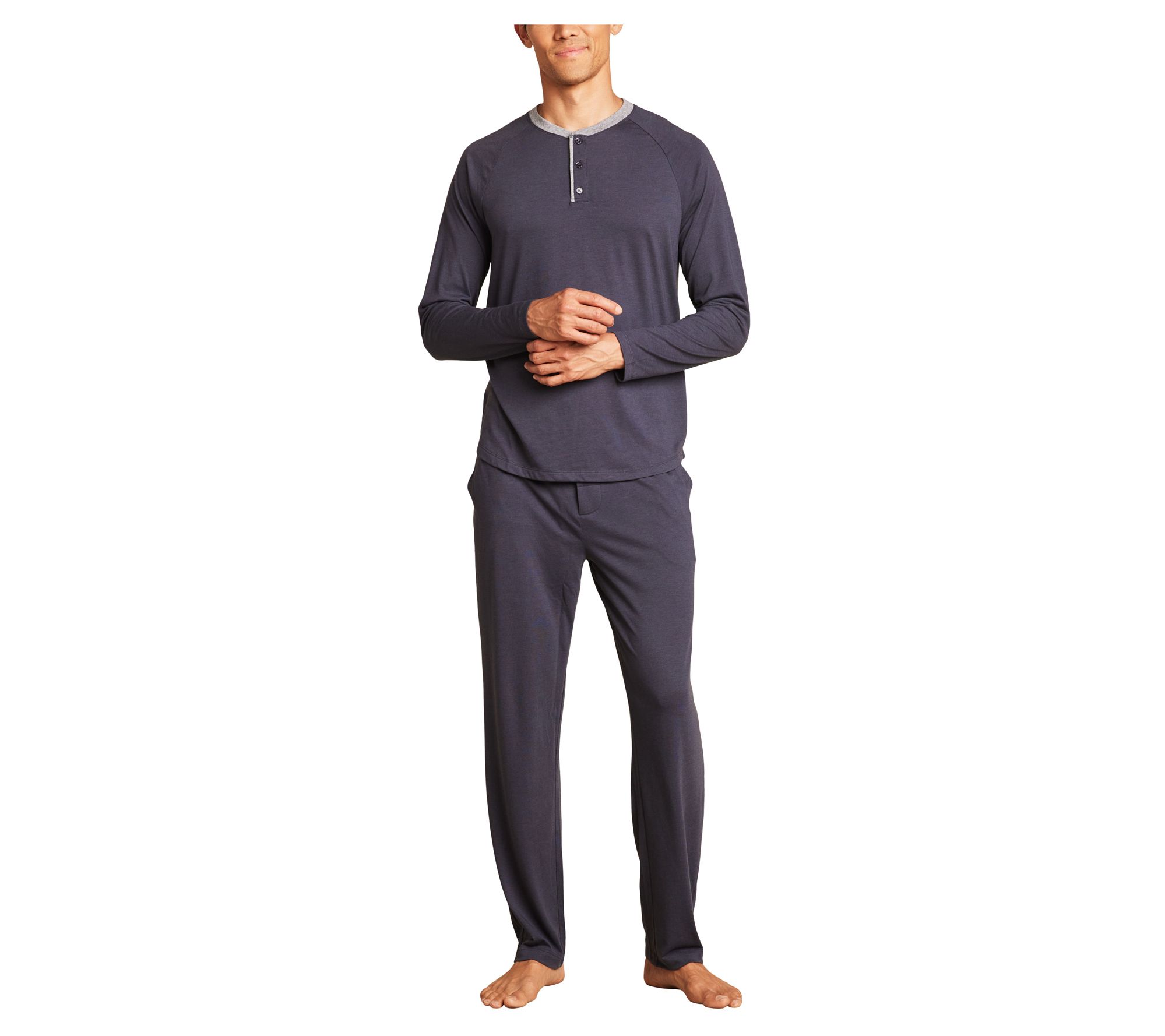 Barefoot Dreams Malibu Men's Collection Triblend Henley