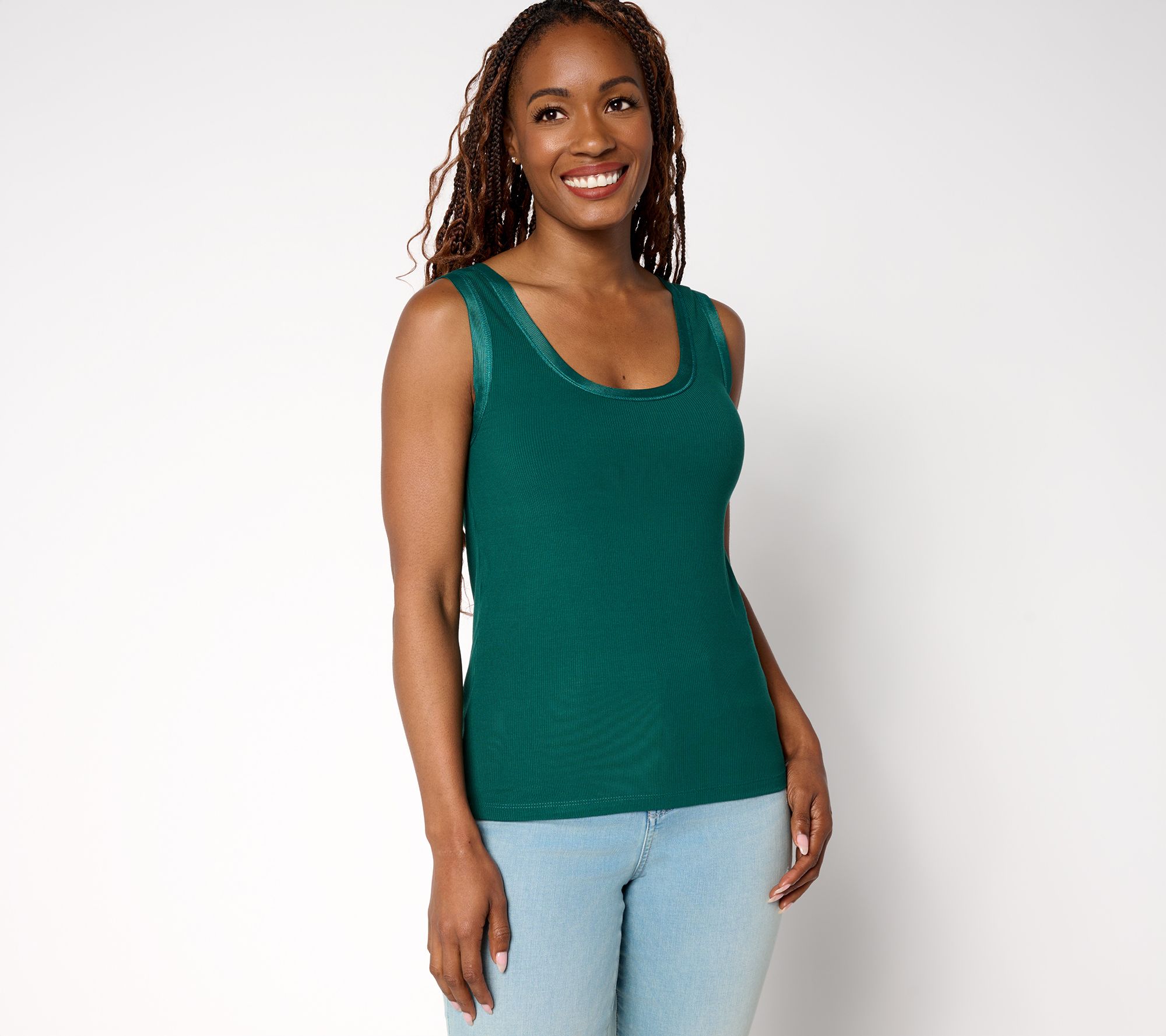 Me by Jennie Garth Hayley Reversible Knit Tank