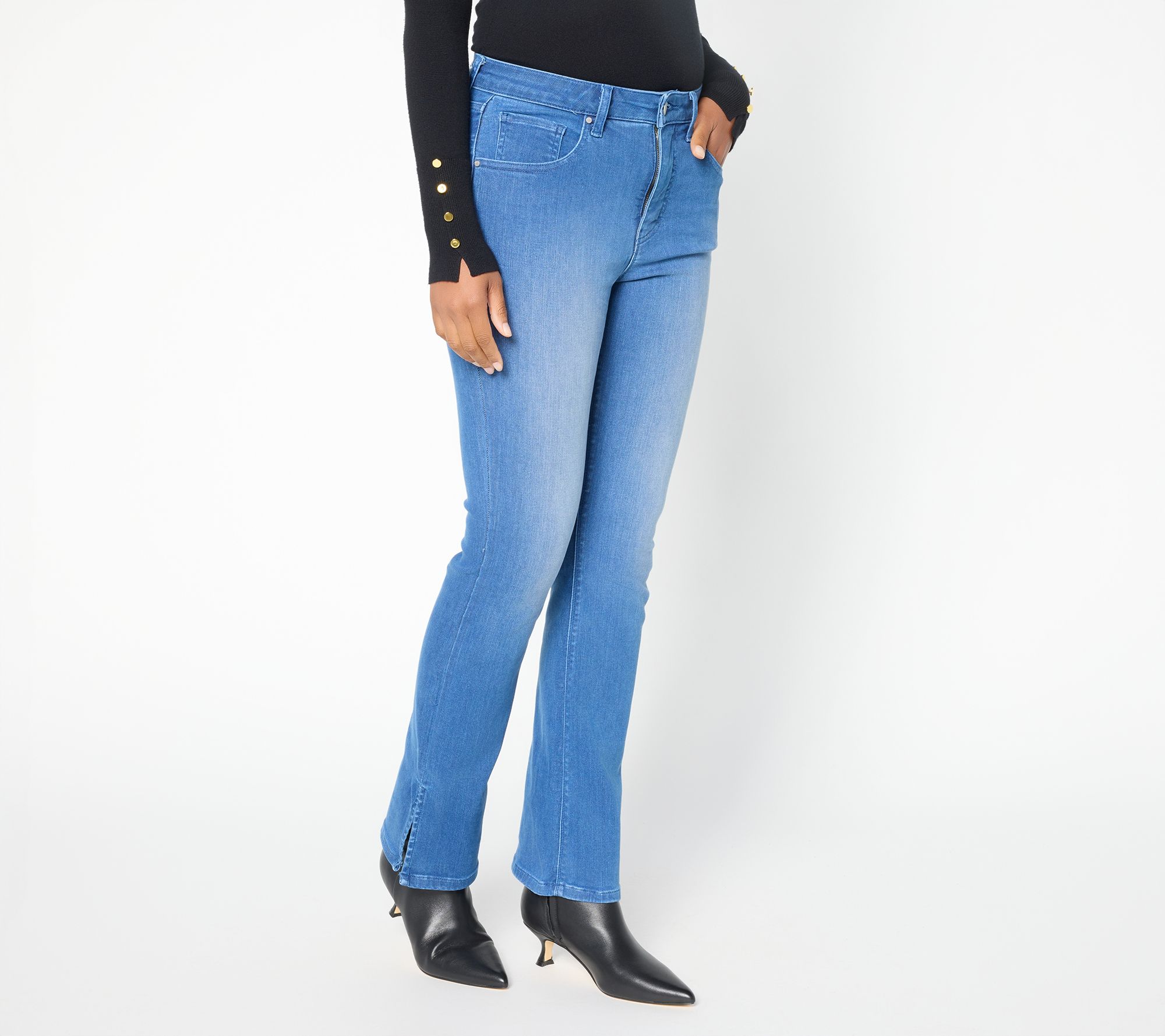 Women with Control Contour Curves Petite Indigo La Petite Jeans