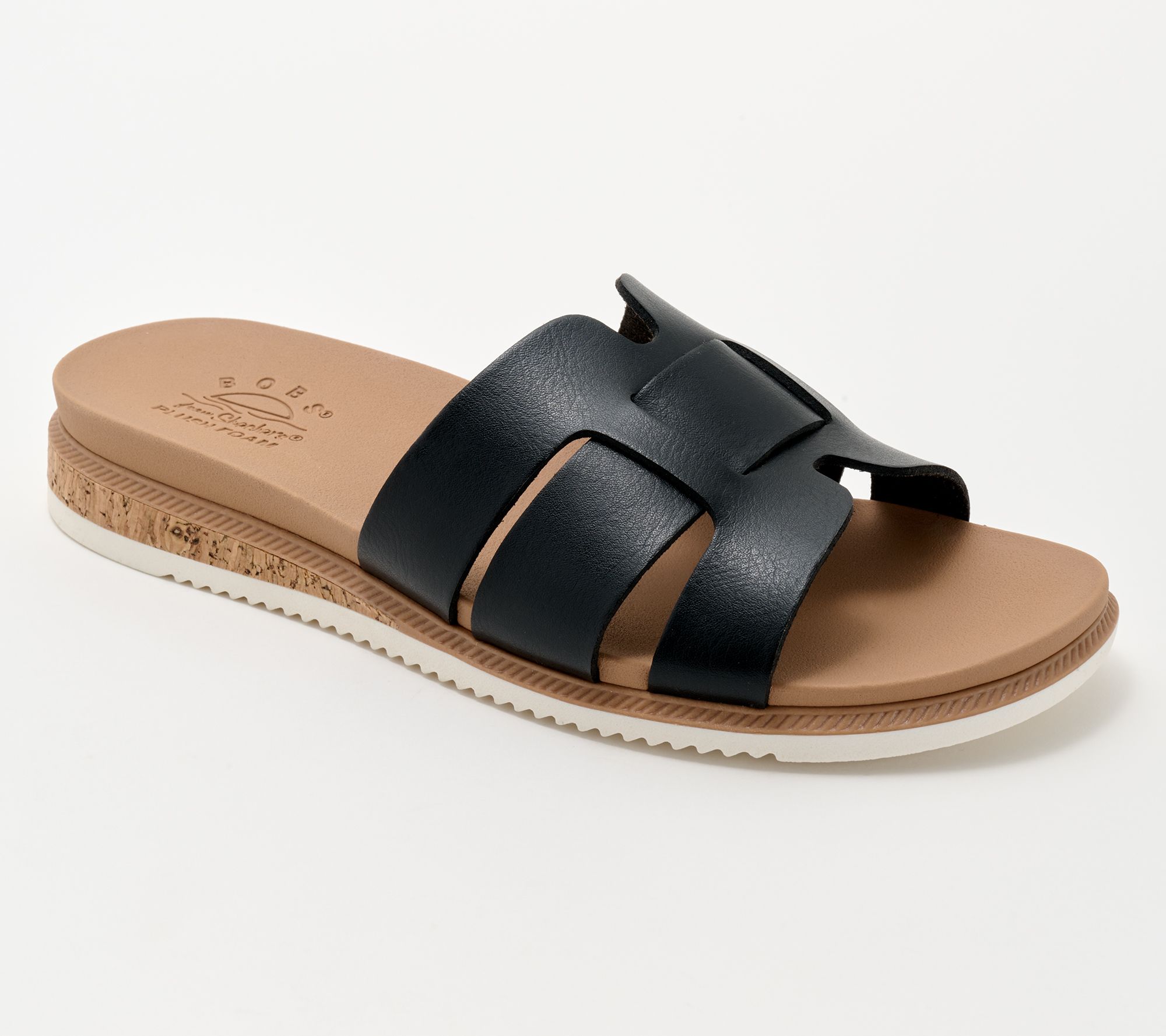 "As Is" Skechers Bobs Desert Kiss Vegan Slide- Sandals- Peak