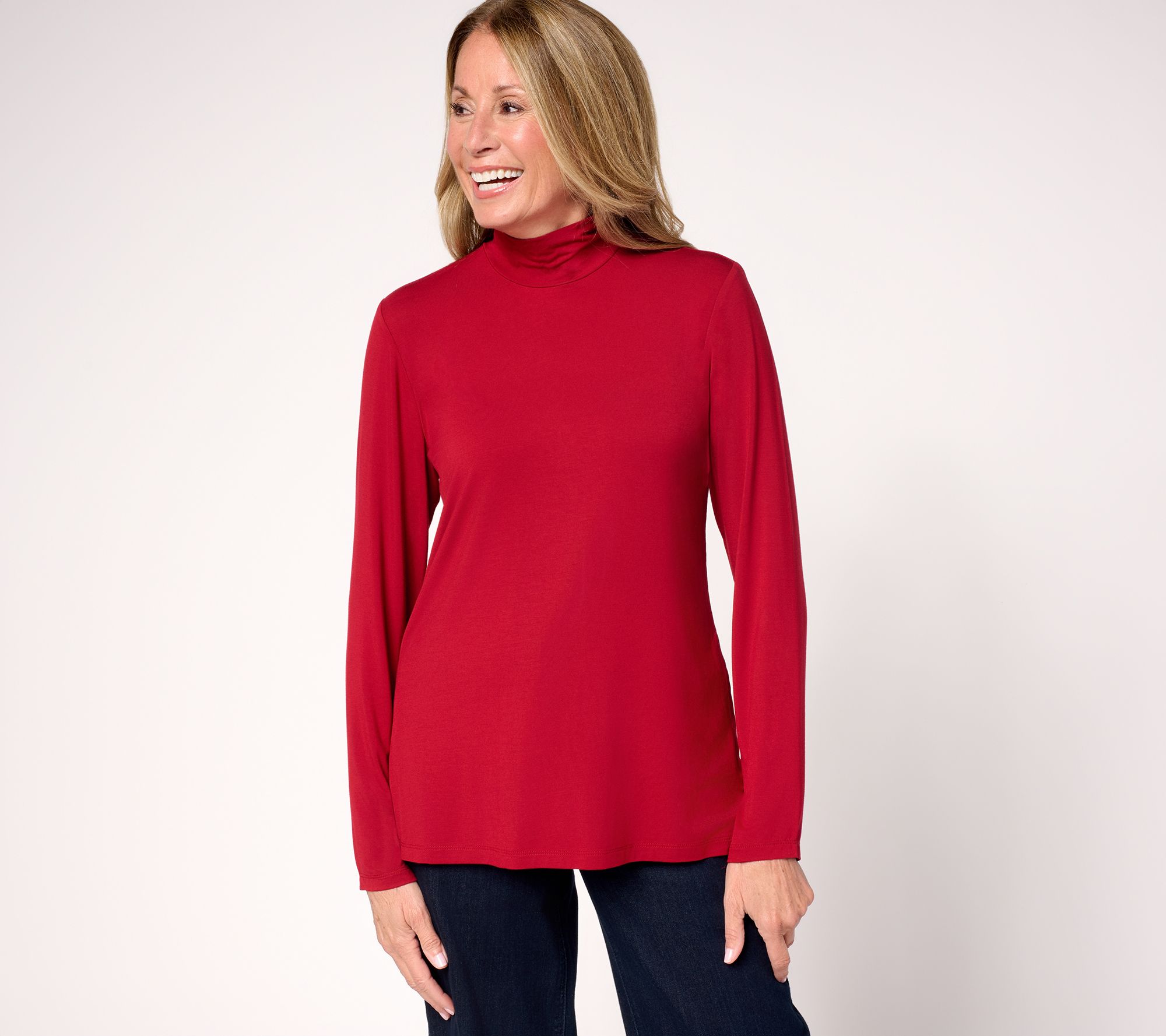 Susan Graver Weekend Essentials Rayon Allure Knit Top