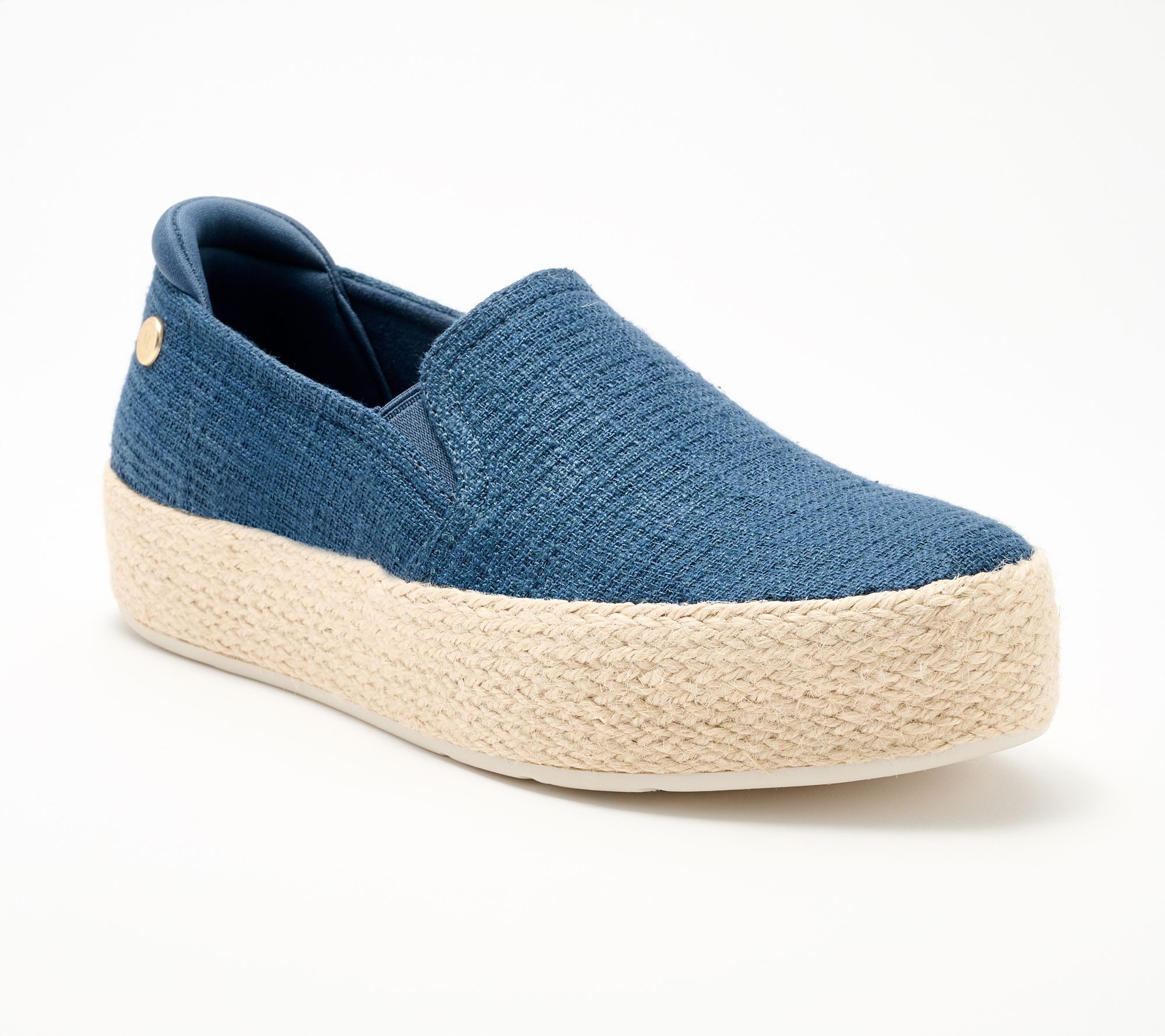  "As Is" Martha Stewart x Skechers BOBS Sesame Platform Slip-Ons