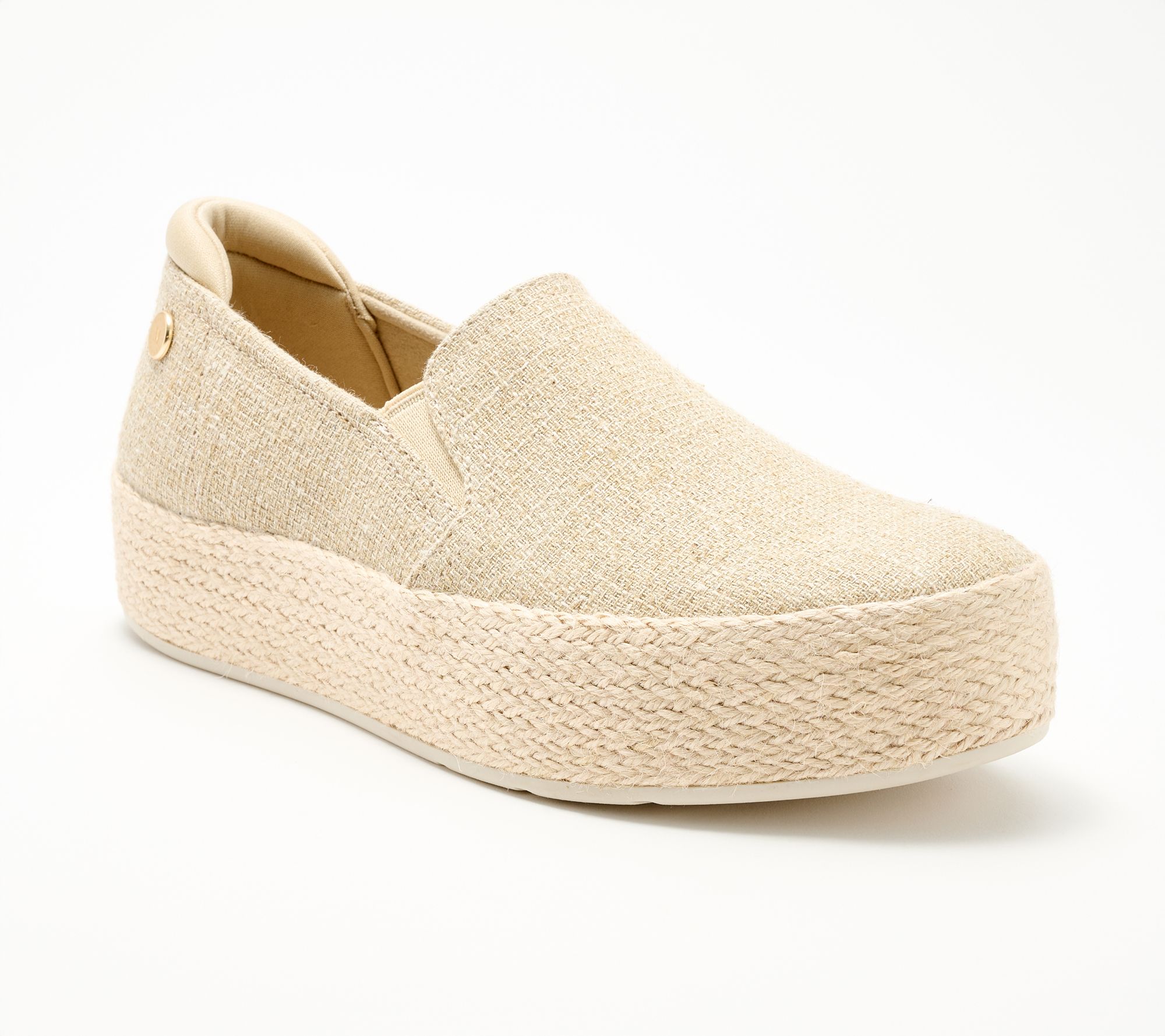 "As Is" Martha Stewart x Skechers BOBS Sesame Platform Slip-Ons