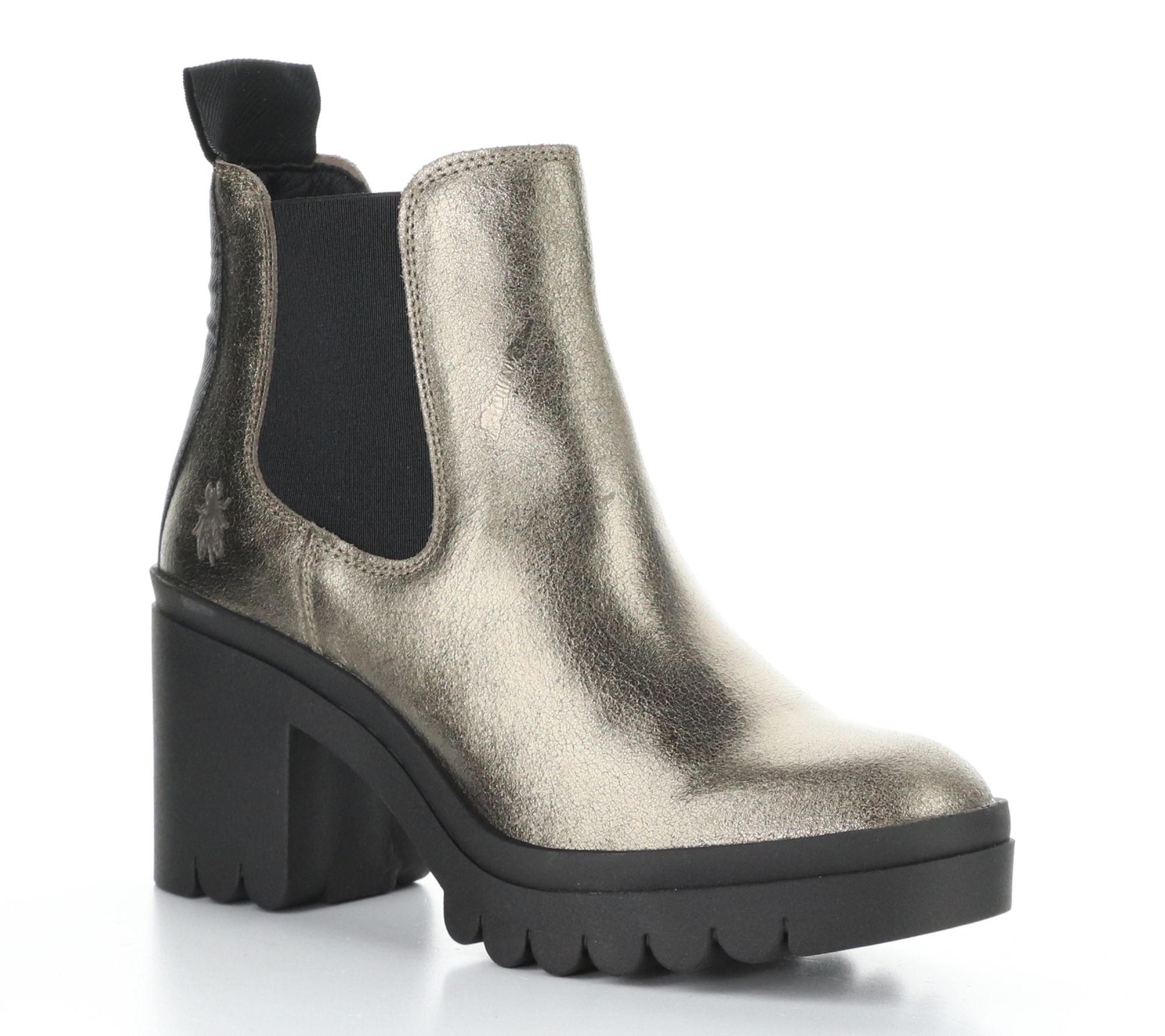Fly London Valley Pull-On Heeled Leather Boot