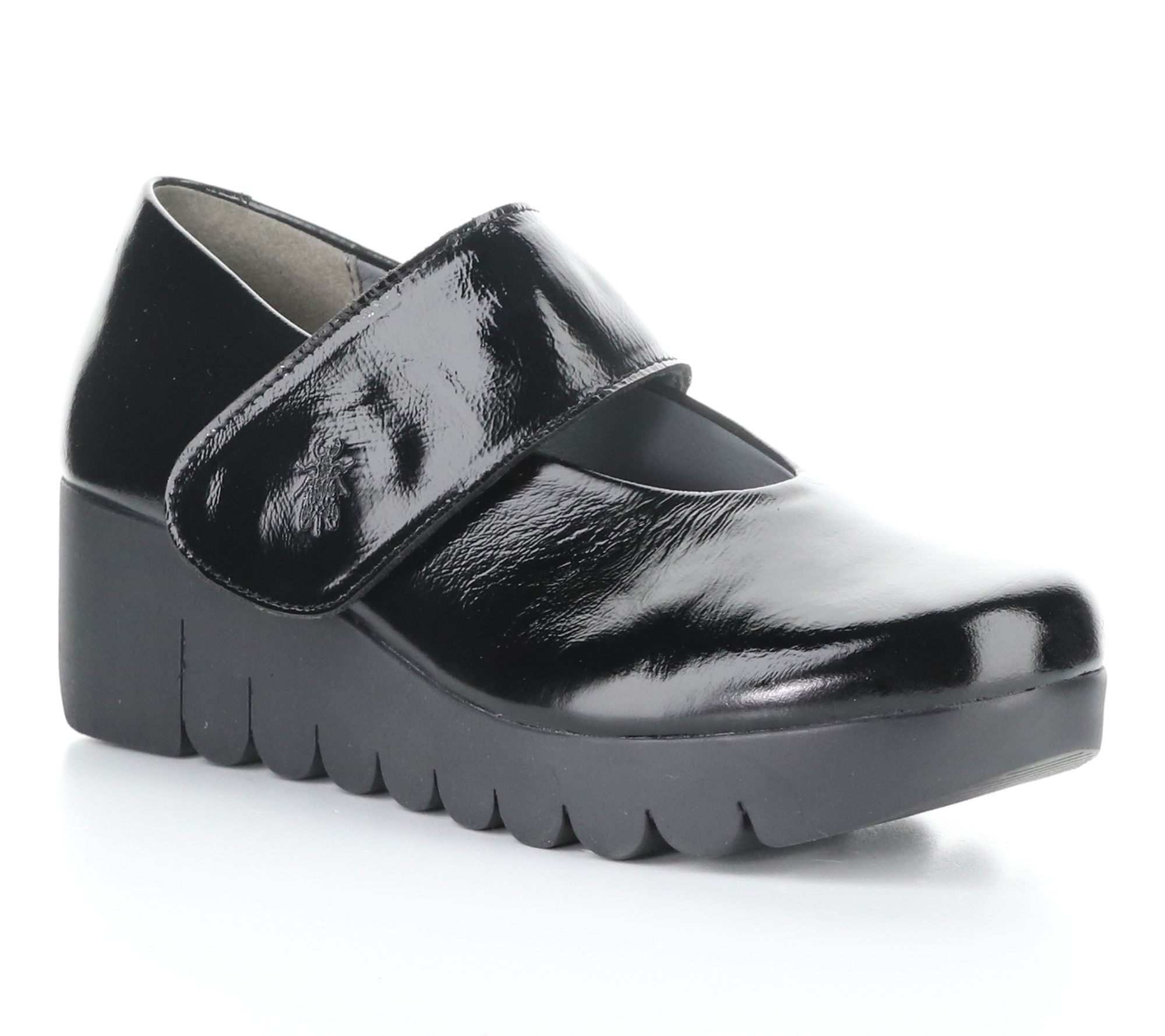 Fly London Nappalak Patent Leather Mary Jane Wedges