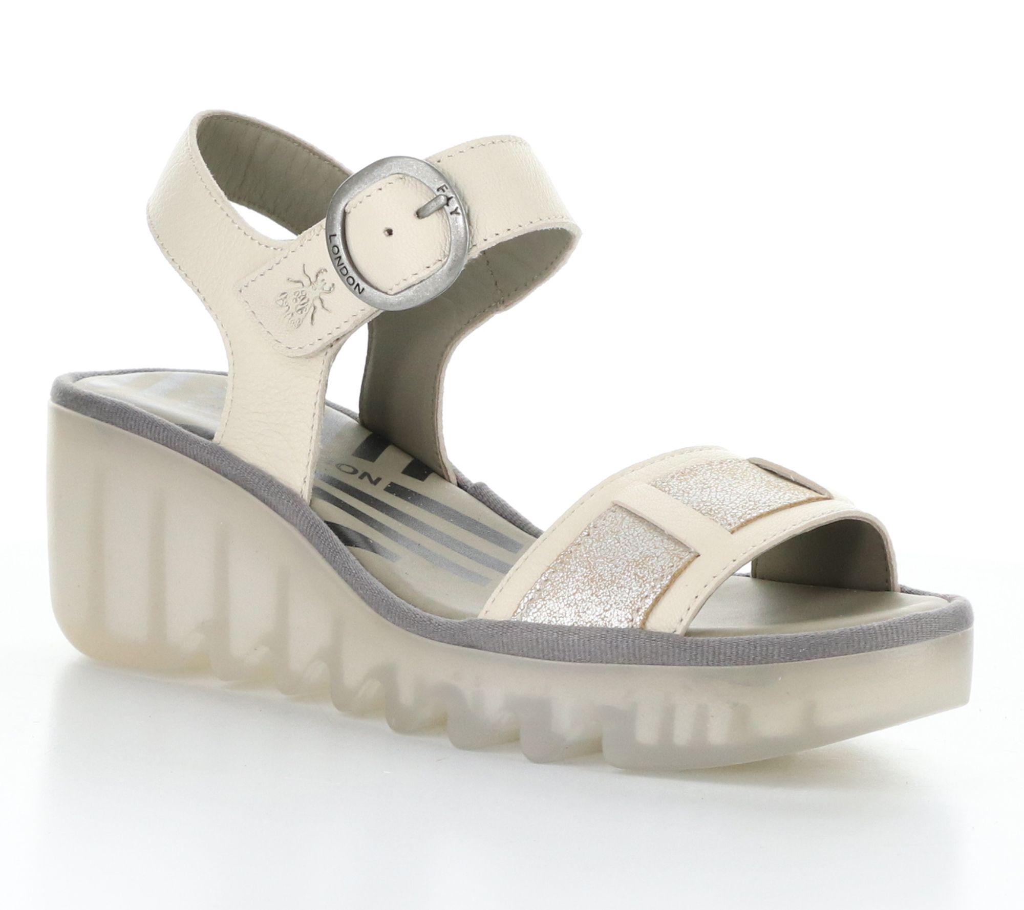 Fly London Mousse/Cool Leather Sandals - Beik618Fly