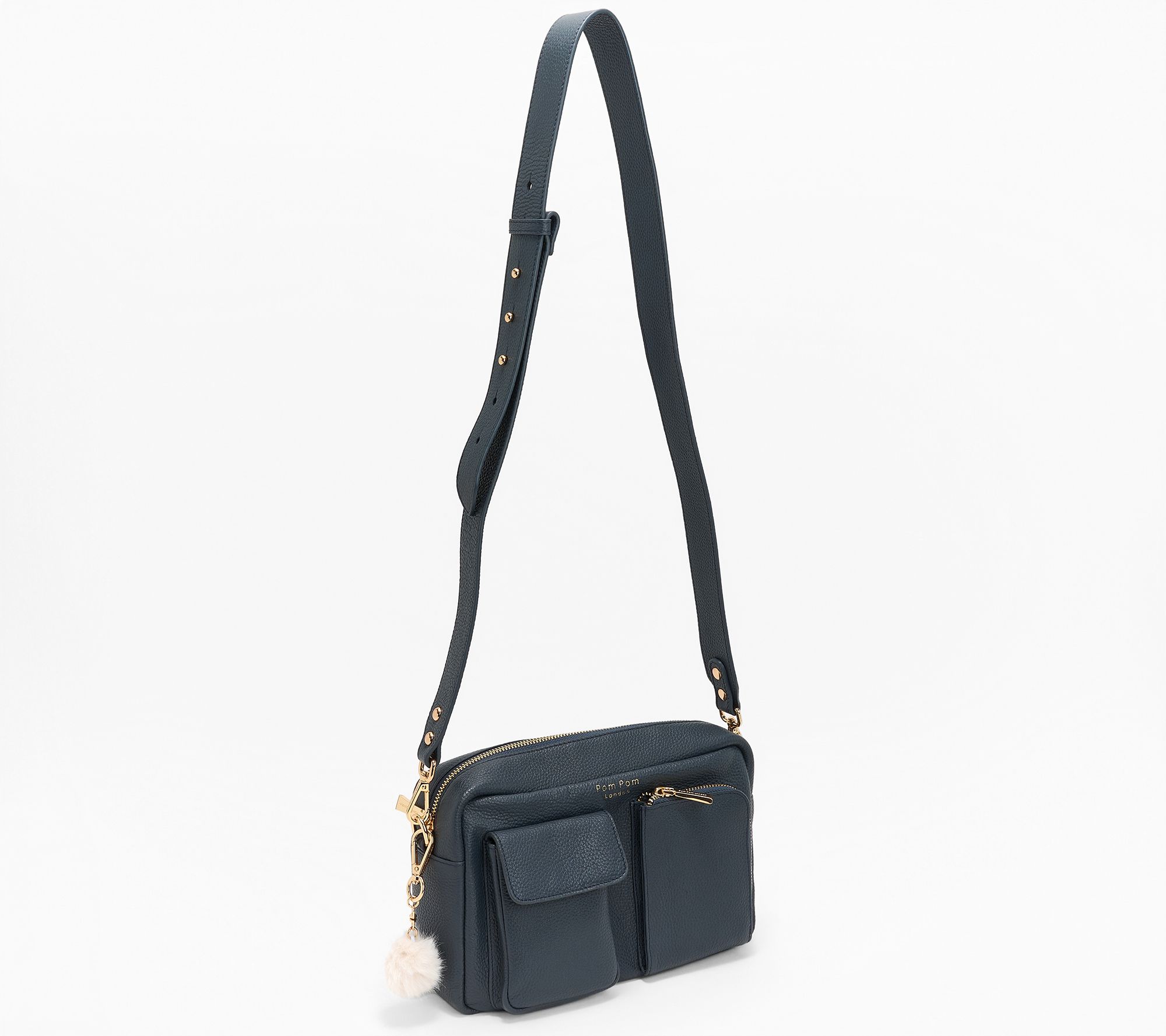  Pom Pom London RFID Leather Chiswick with Extra Strap - A730210