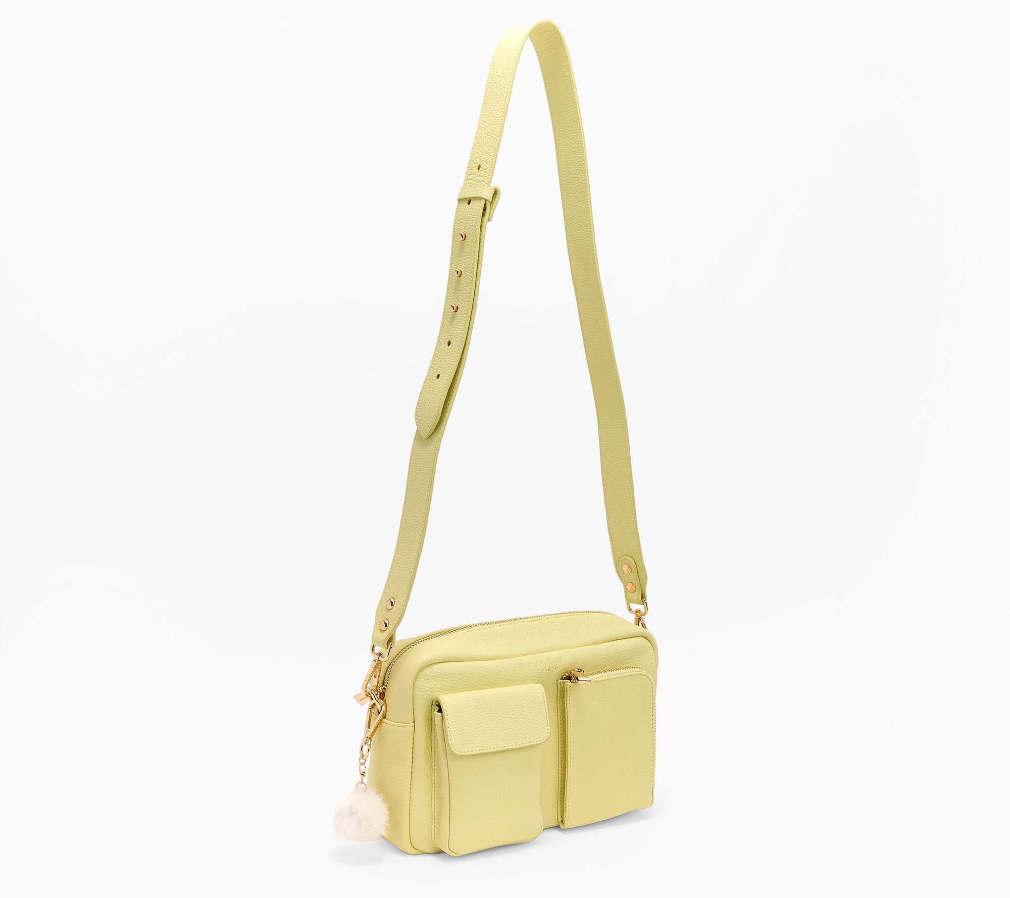 Pom Pom London RFID Leather Chiswick Cargo Crossbody