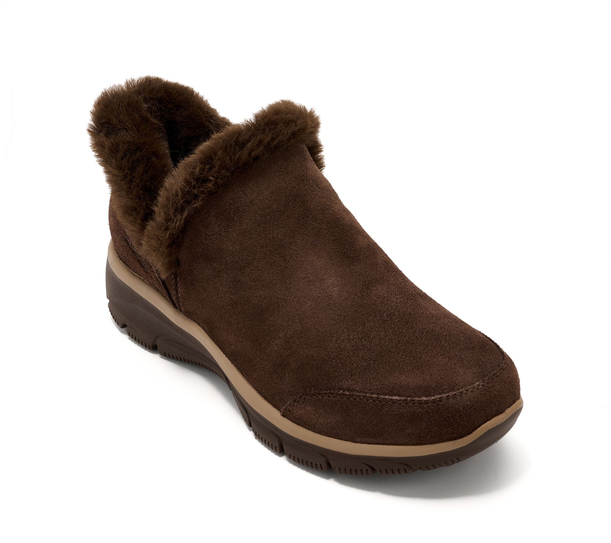 "As Is" Skechers Slip- ins Easy Going Water-Repellent Cozy Lined Boot