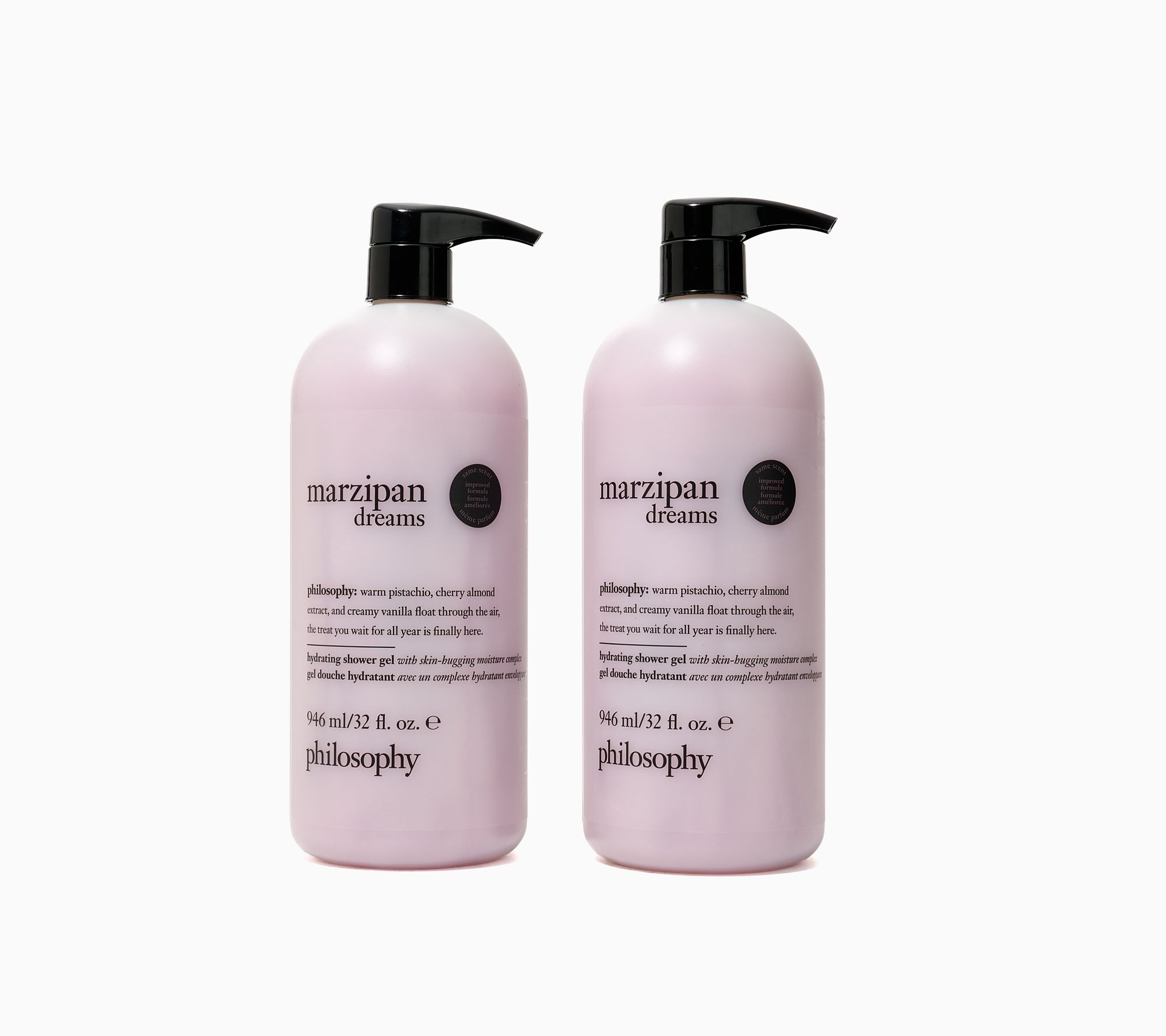 philosophy cozy winter bubbles 32oz supersize shower gel duo
