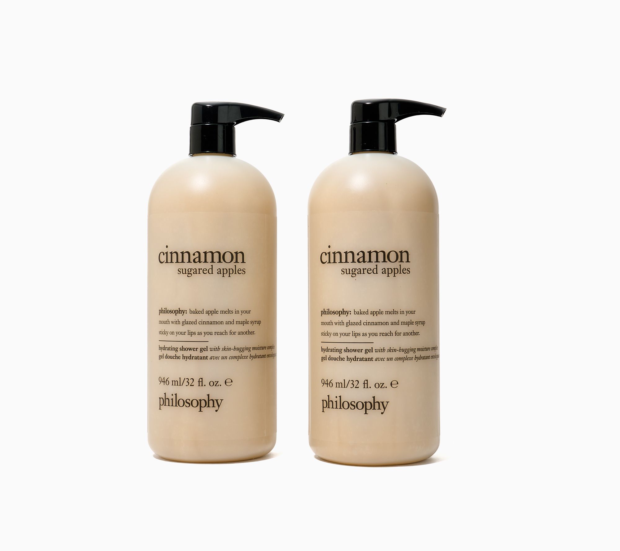 philosophy cozy winter bubbles 32oz supersize shower gel duo