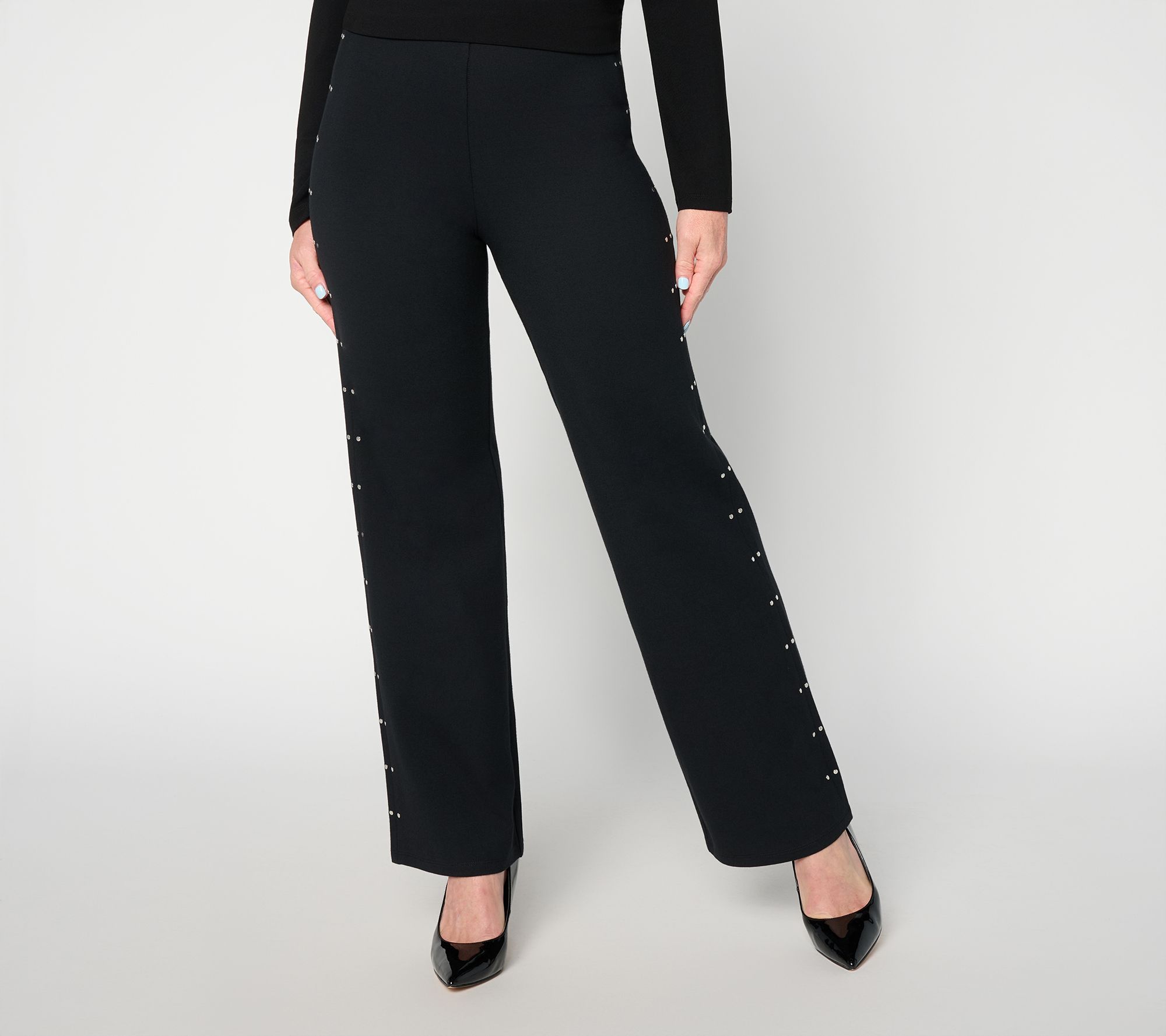 Women with Control Regular 86/14 Smoothing Influencer Wide Leg Pant