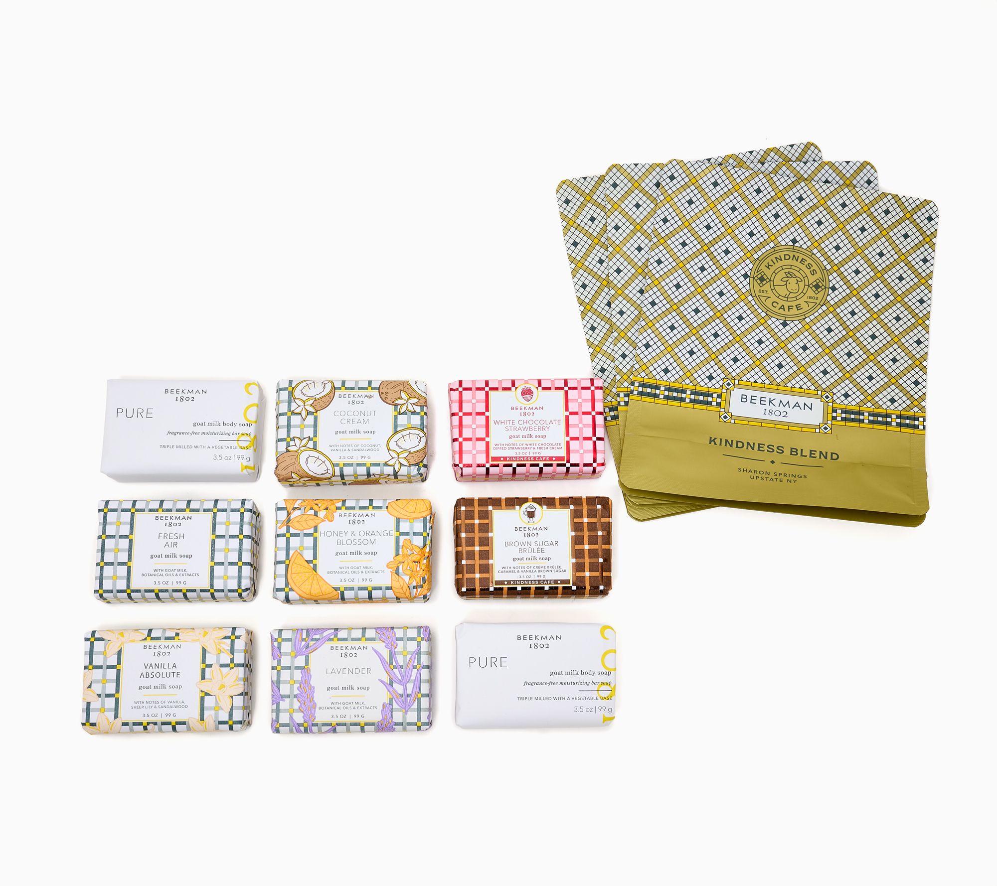 Beekman 1802 9pc 3.5oz Bar Soap Gift Set