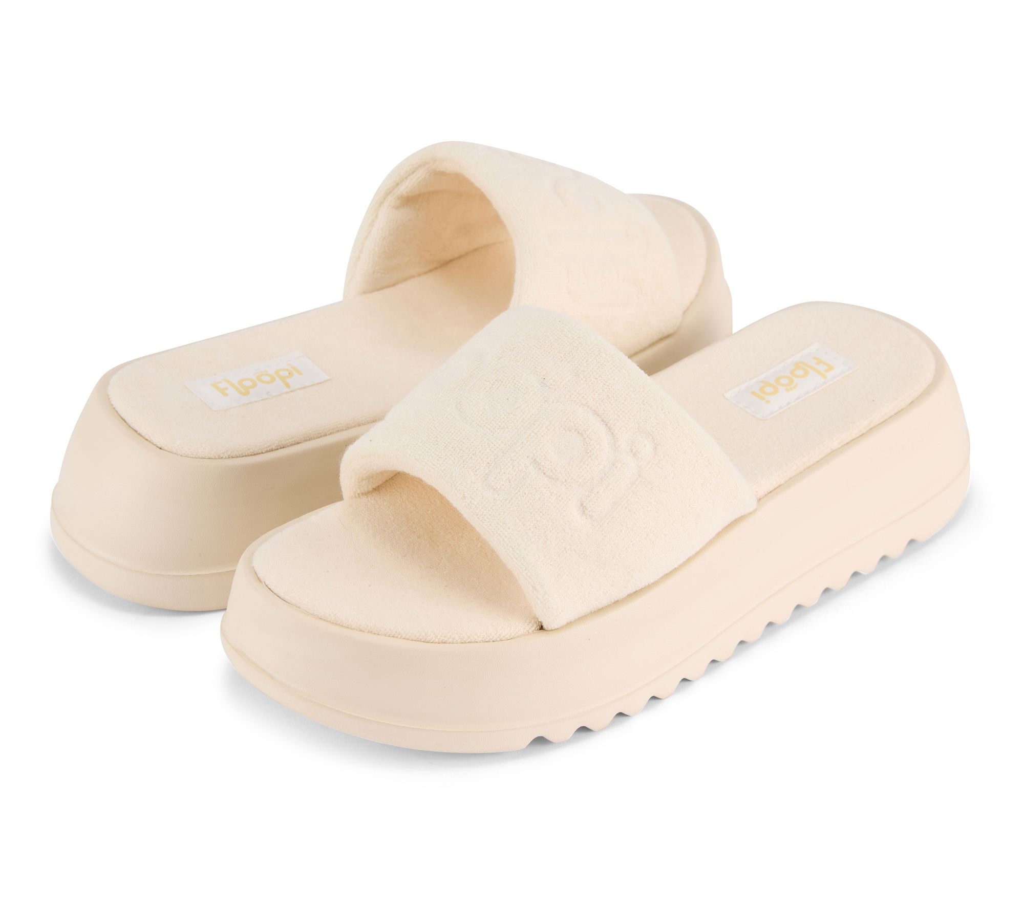 Floopi Terry Wedge Slide Sandal