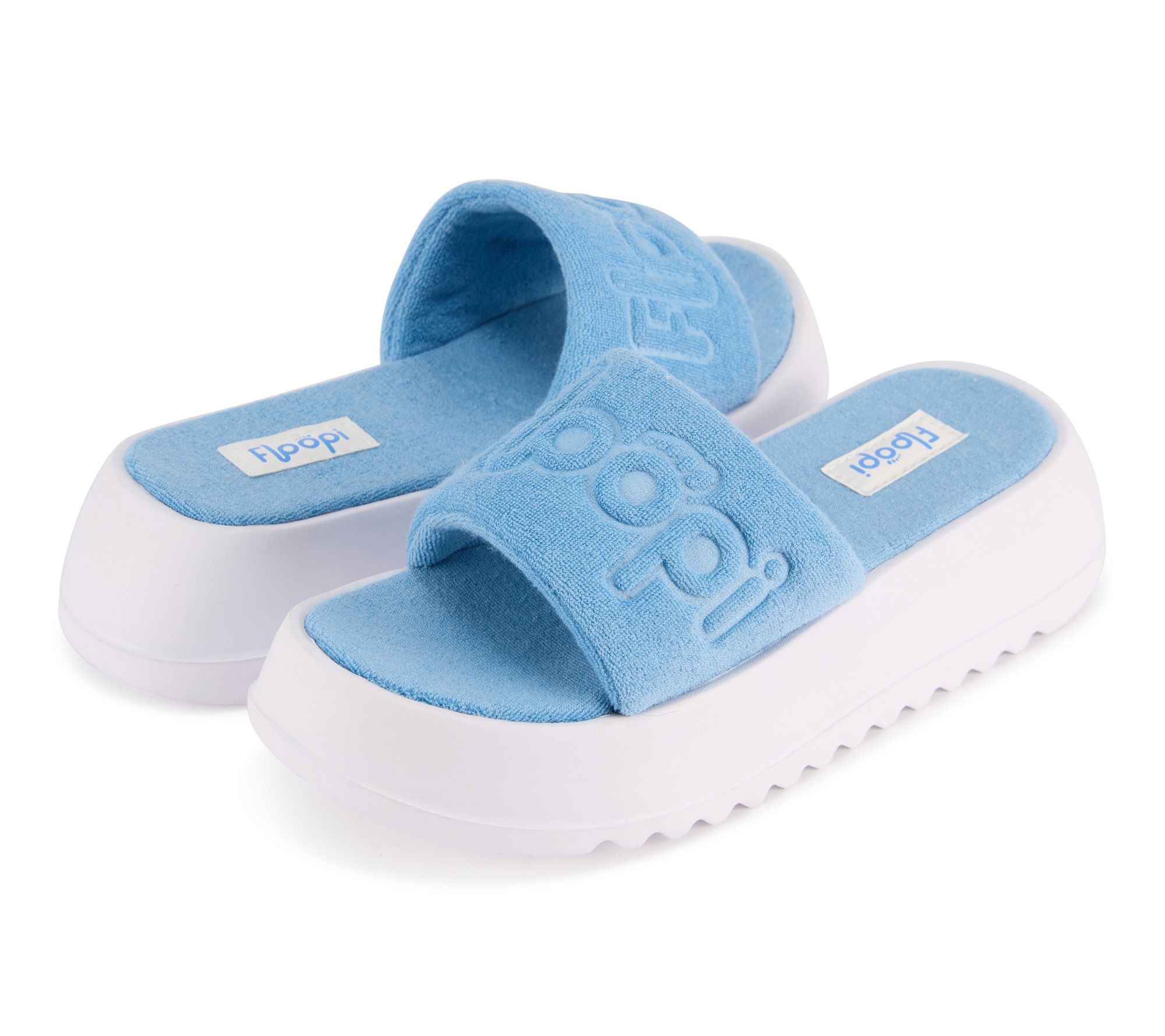 Floopi Terry Wedge Slide Sandal