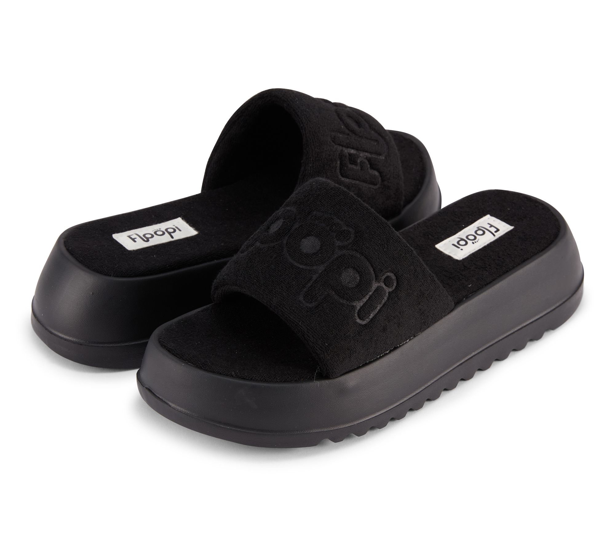 Floopi Terry Wedge Slide Sandal