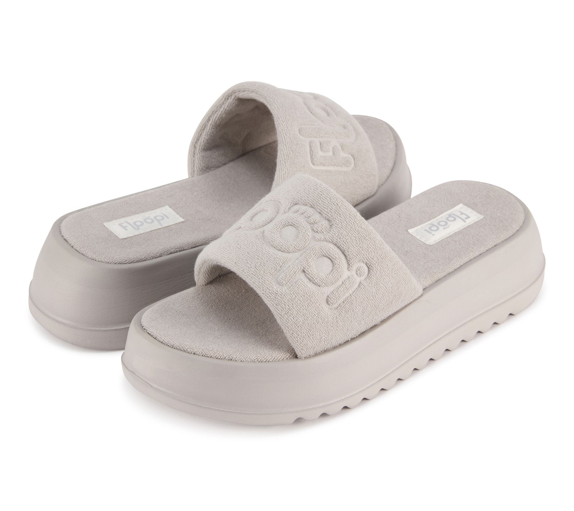 Floopi Terry Wedge Slide Sandal