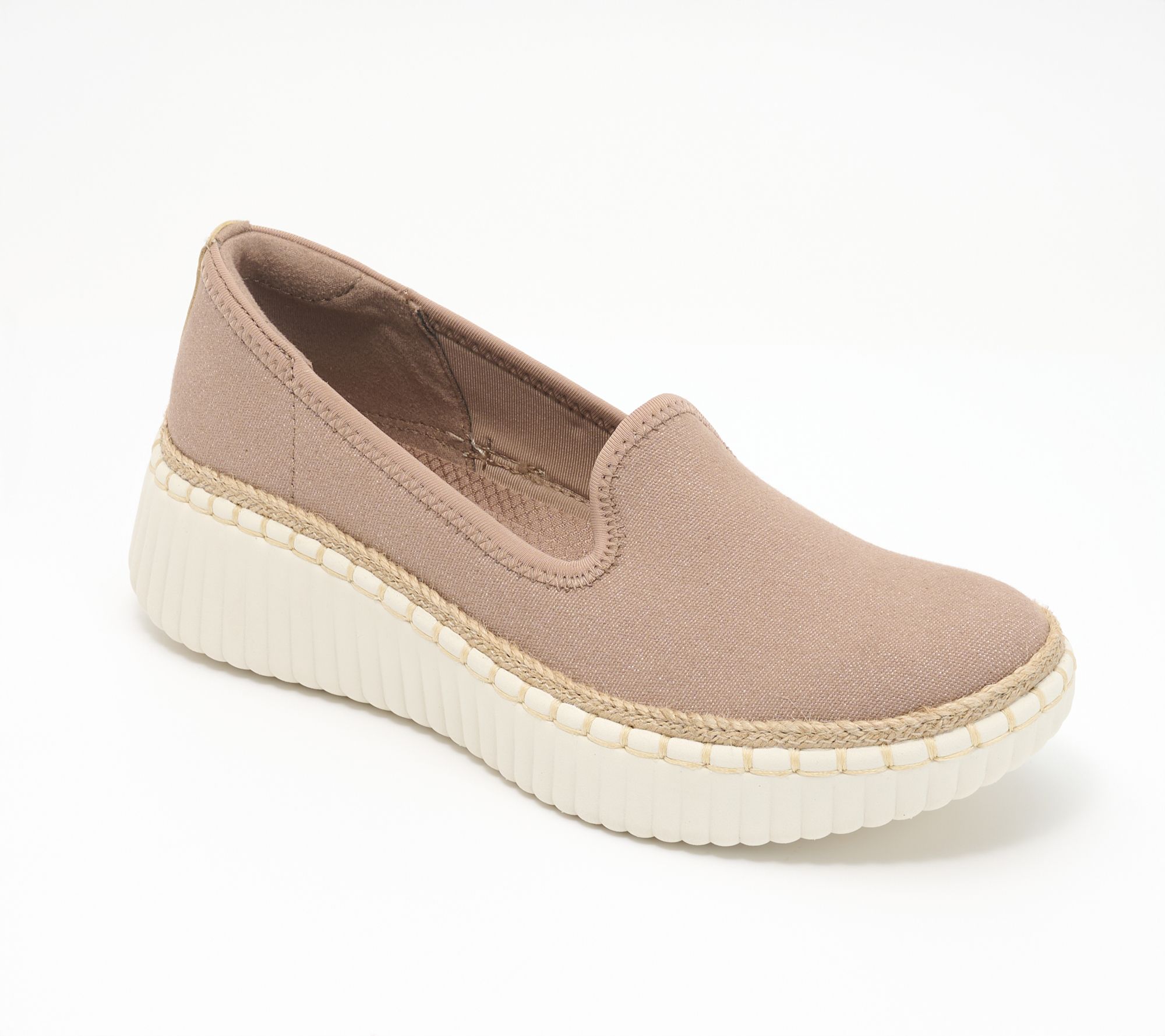 "As Is" Skechers Willshire Blvd Canvas A-Line Slip-Ons