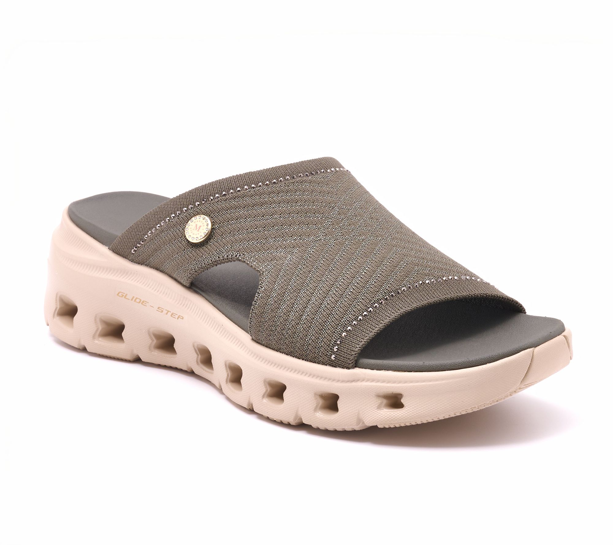"As Is" Martha Stewart x Skechers Glide Step Pro Slide Sandals