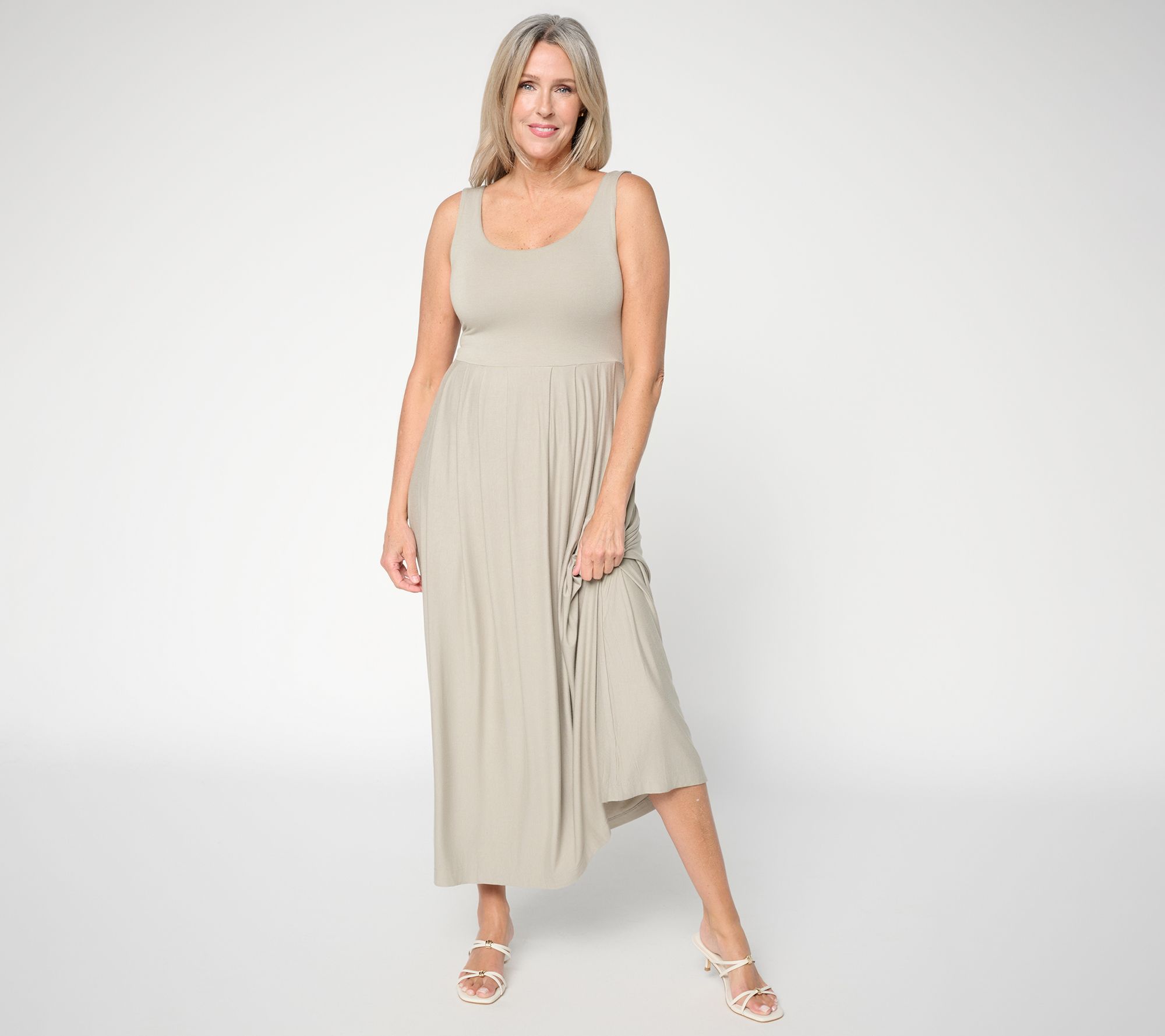 "As Is" Felt Denim by Laurie Felt Pet Everyday Maxi Tank Top Dress