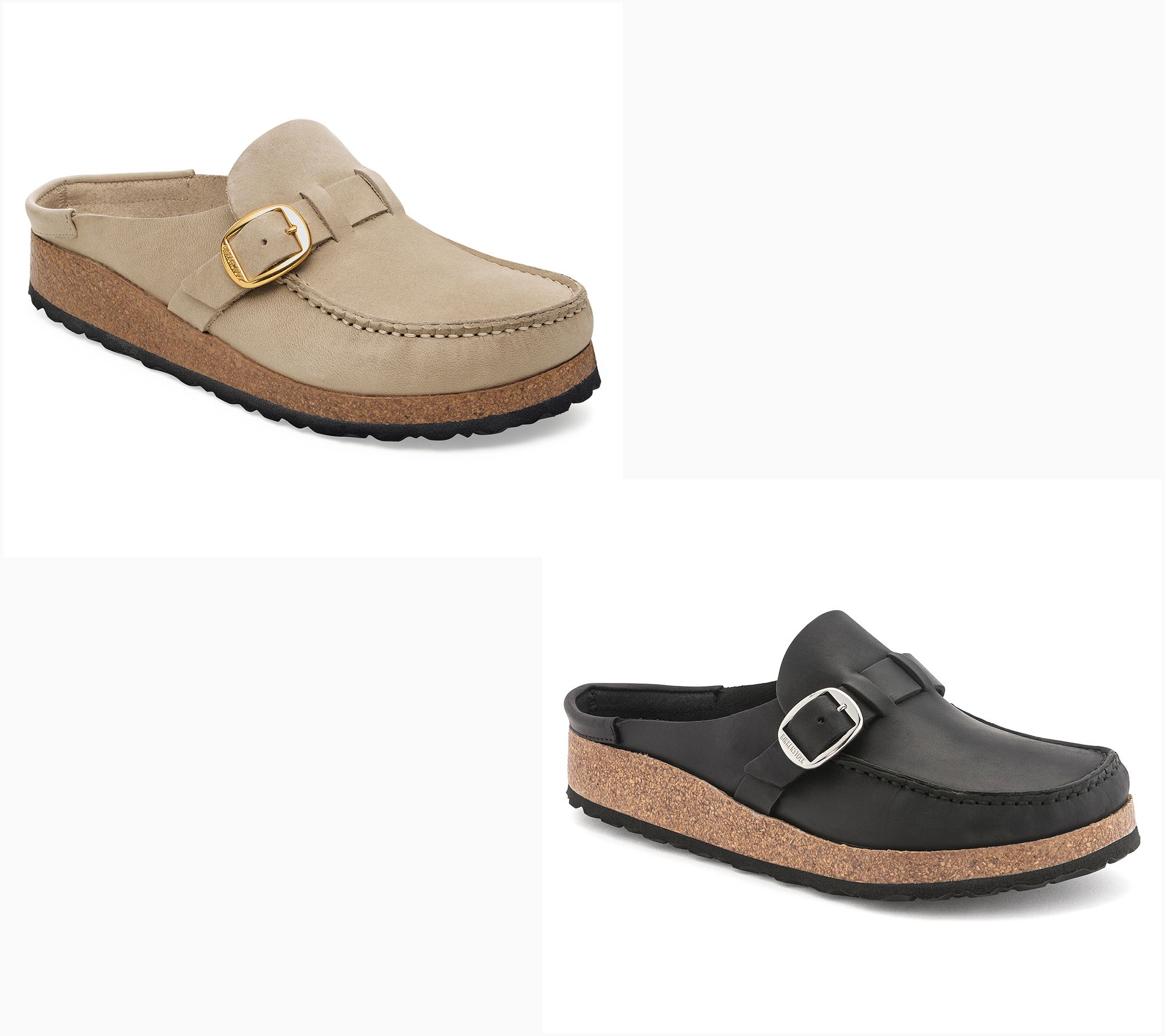 Birkenstock Contour Footbed Leather or Suede Clog - Buckley