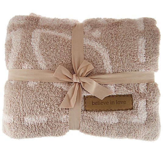 Barefoot Dreams CozyChic Covered in Prayer Throw Blanket - QVC.com