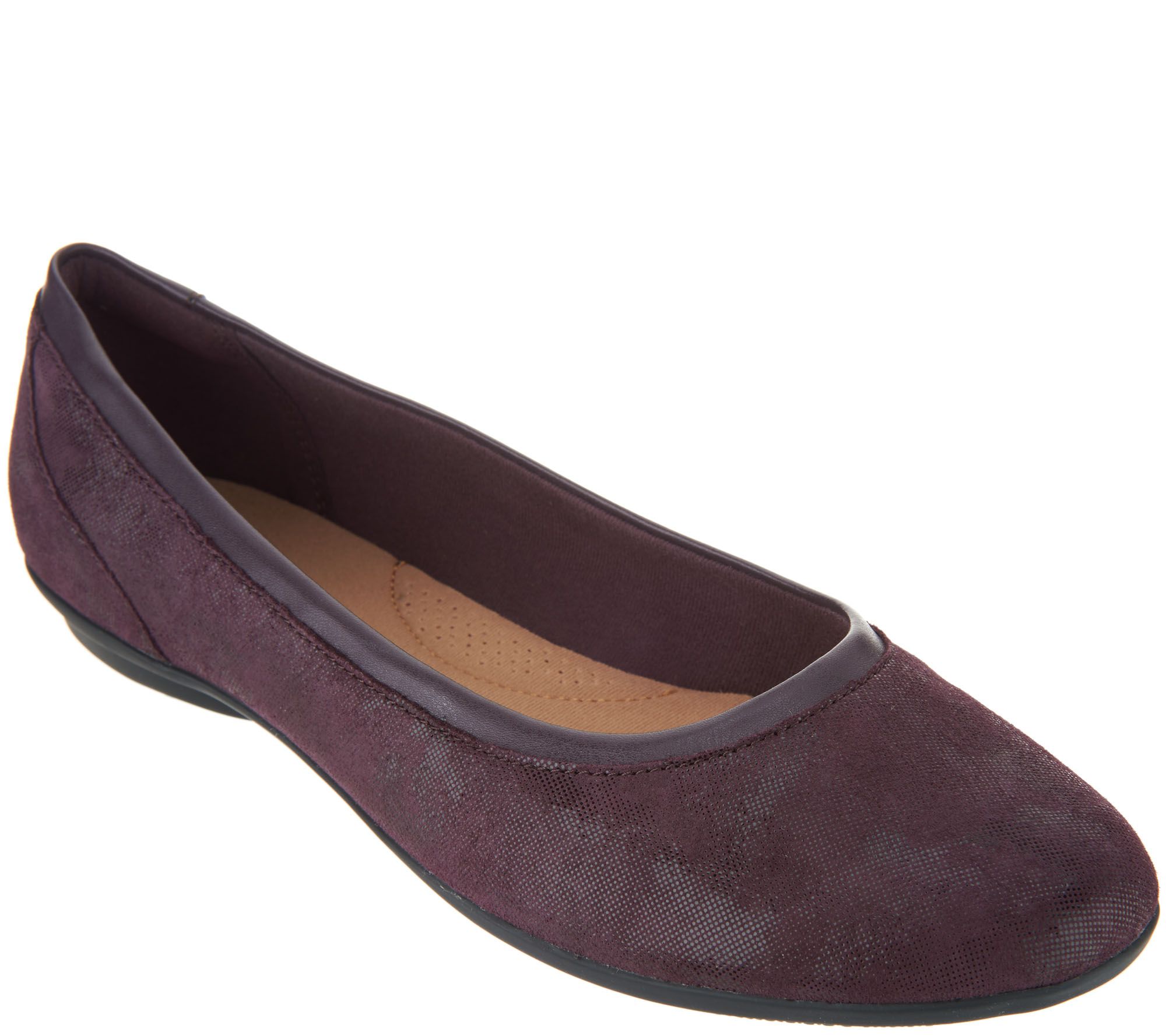 Clarks Collection Leather Ballet Flats 