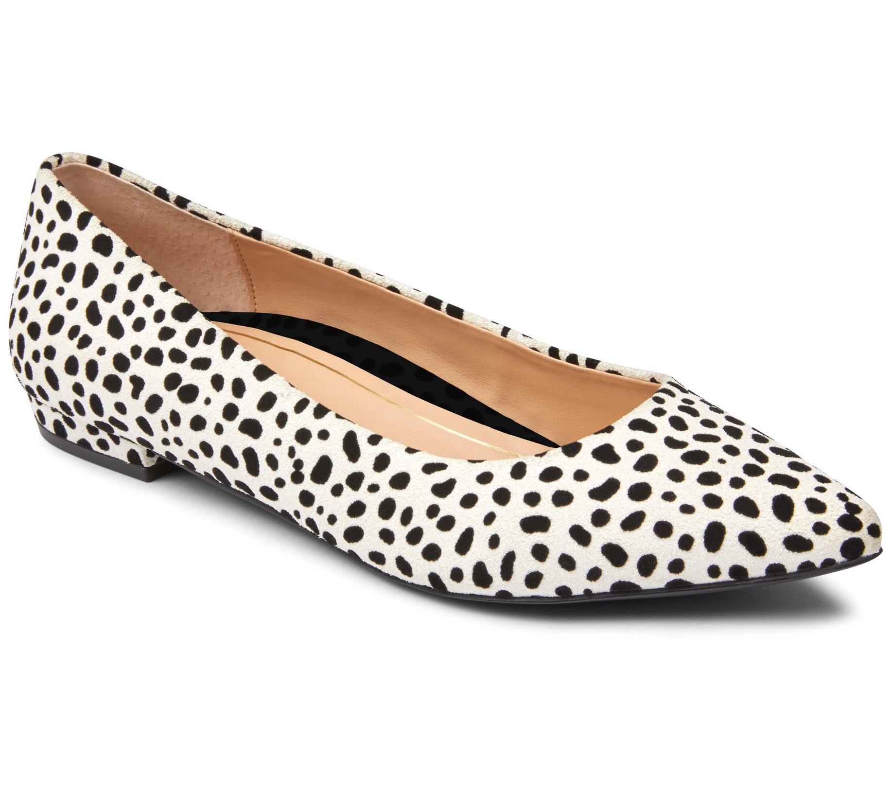 cow print flats